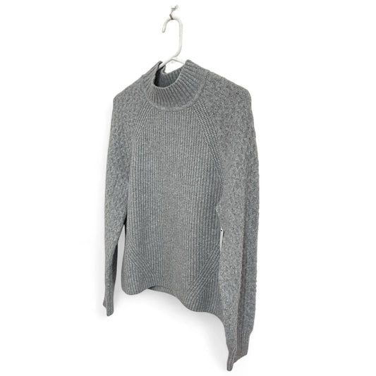 Calvin Klein Women’s Sweater Gray Turtleneck Size S Textured Warm Soft NEW - Trendiez U ♥