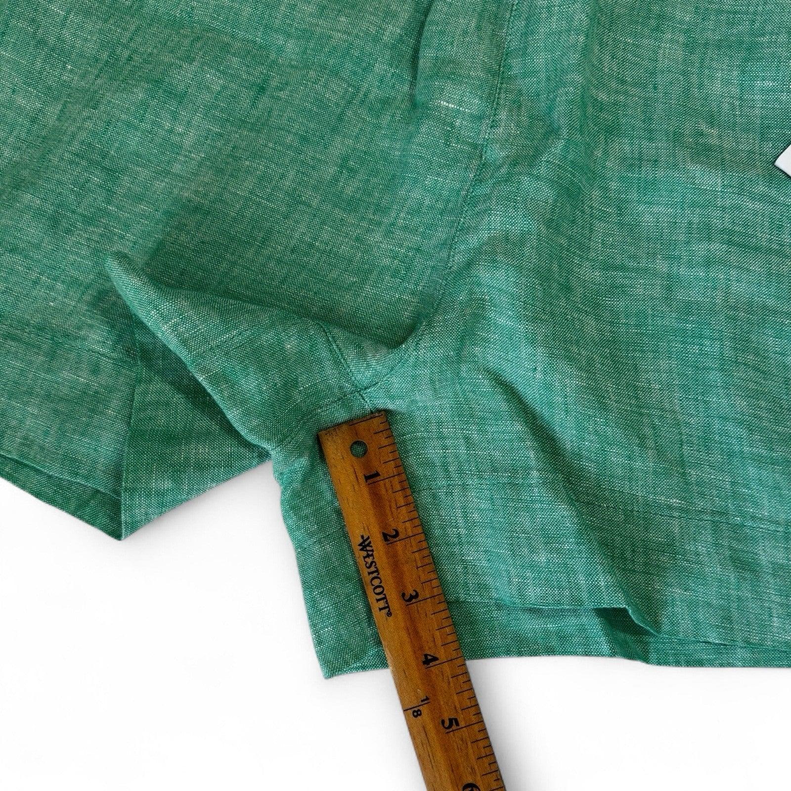 C&C California Women’s Linen Shorts – Green, Size L - Trendiez U ♥