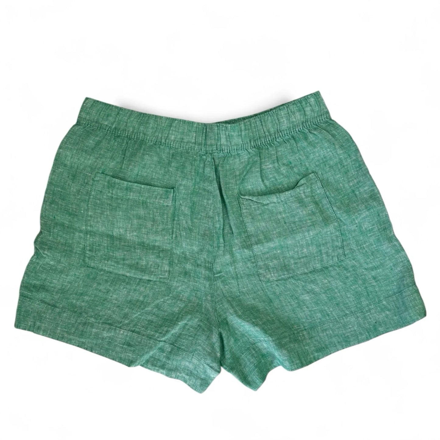 C&C California Women’s Linen Shorts – Green, Size L - Trendiez U ♥