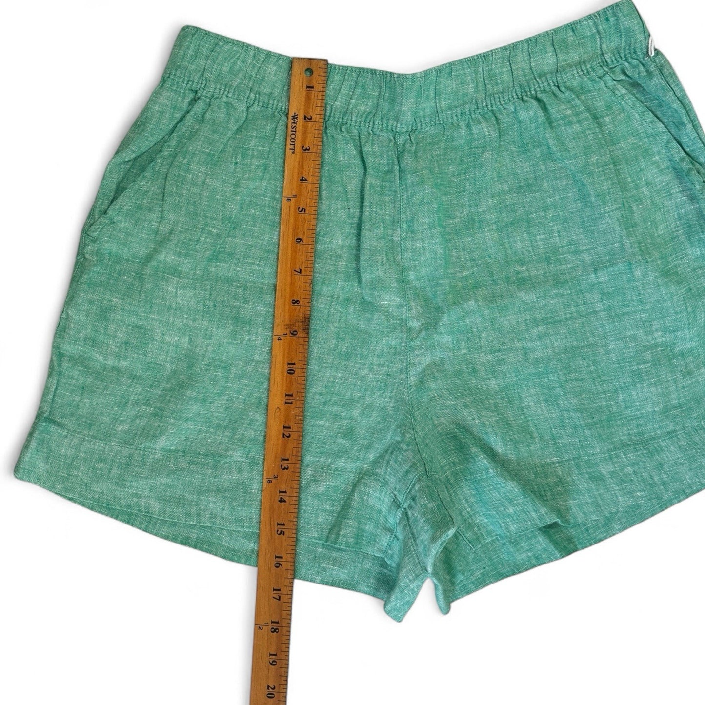 C&C California Women’s Linen Shorts – Green, Size L - Trendiez U ♥