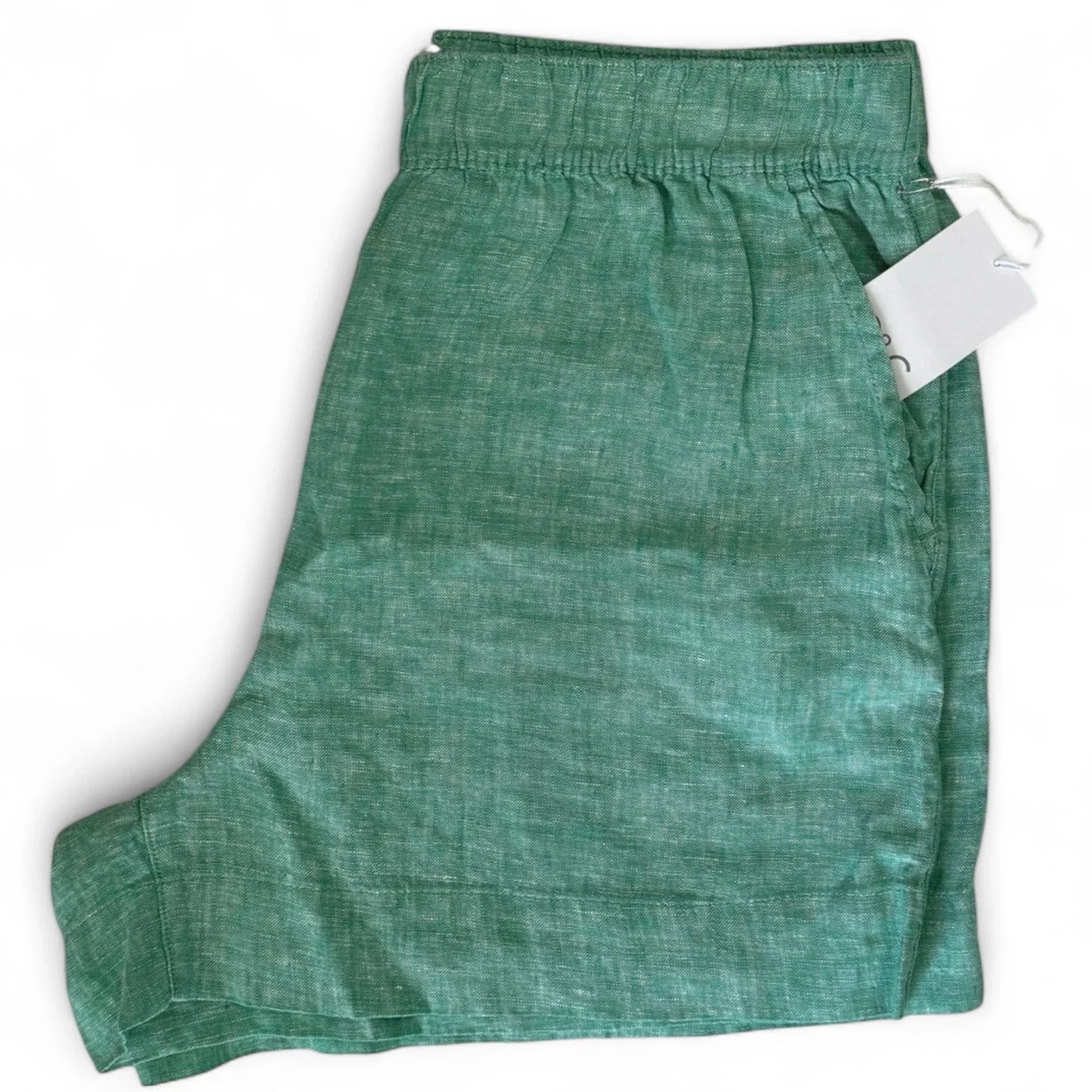 C&C California Women’s Linen Shorts – Green, Size L - Trendiez U ♥