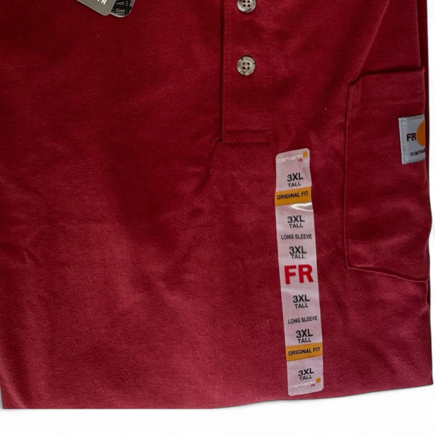 Carhartt Mens Big & Tall Flame-Resistant Force® Graphic T-Shirt Long Sleeve 3XL - Trendiez U ♥