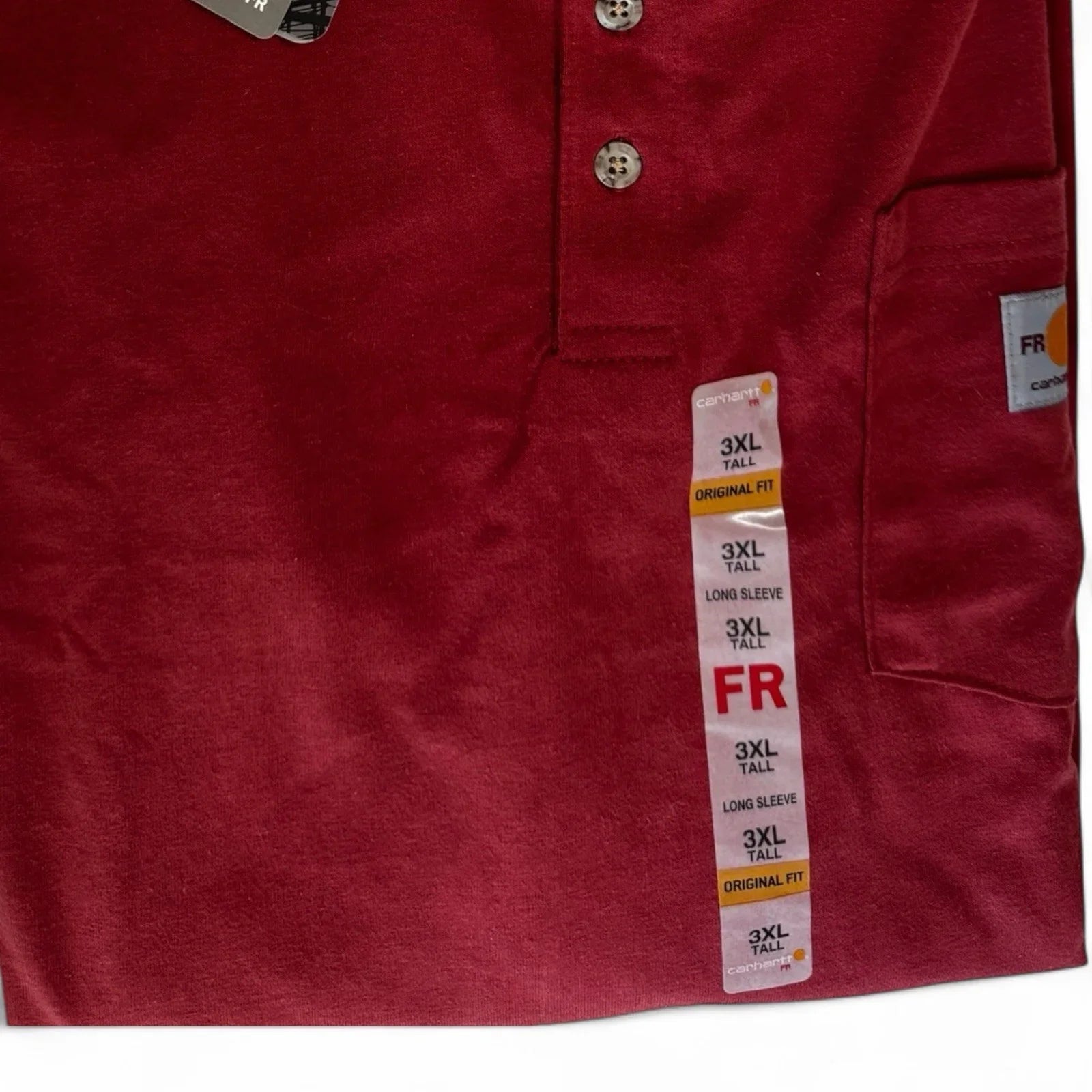 Carhartt Mens Big & Tall Flame-Resistant Force® Graphic T-Shirt Long Sleeve 3XL - Trendiez U ♥