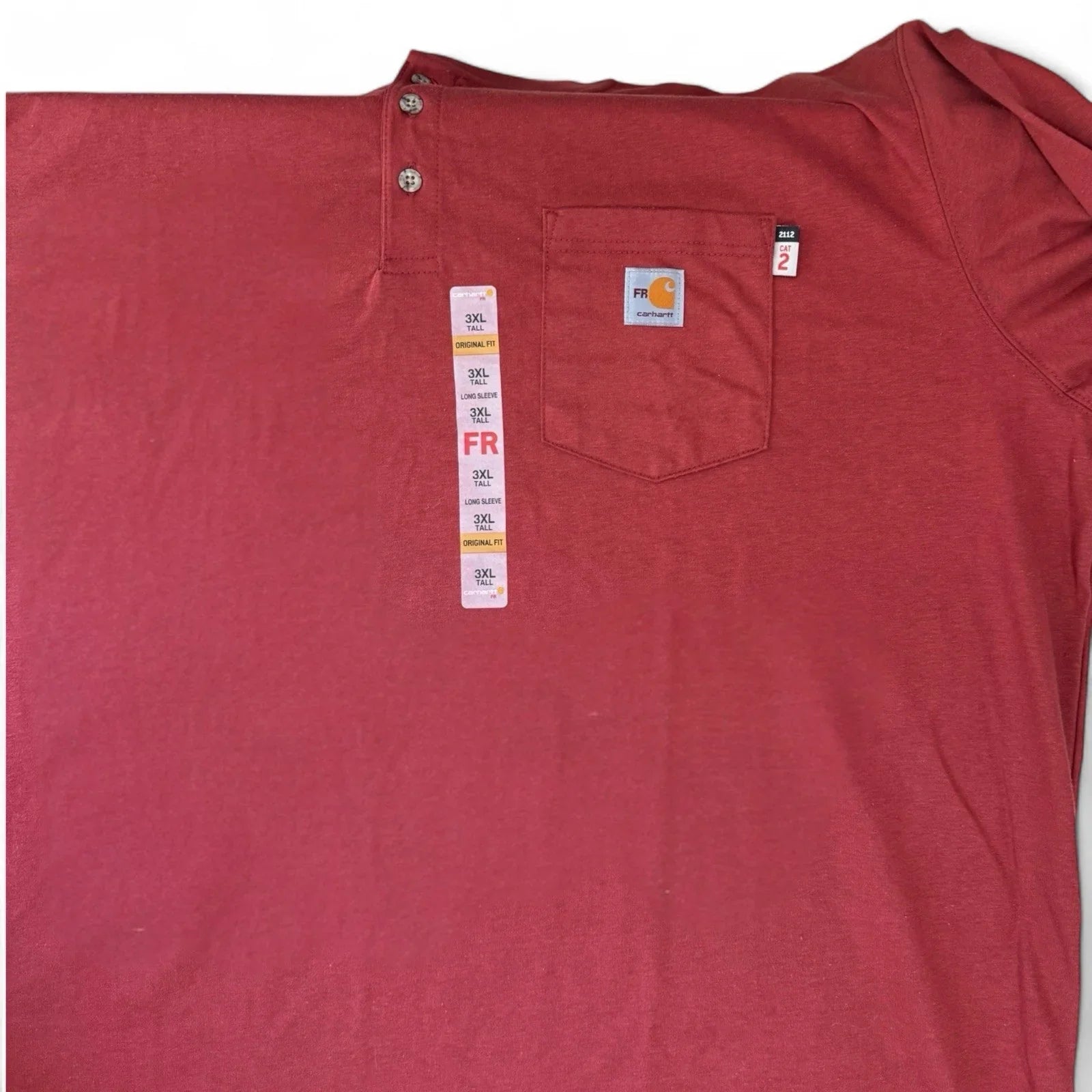 Carhartt Mens Big & Tall Flame-Resistant Force® Graphic T-Shirt Long Sleeve 3XL - Trendiez U ♥