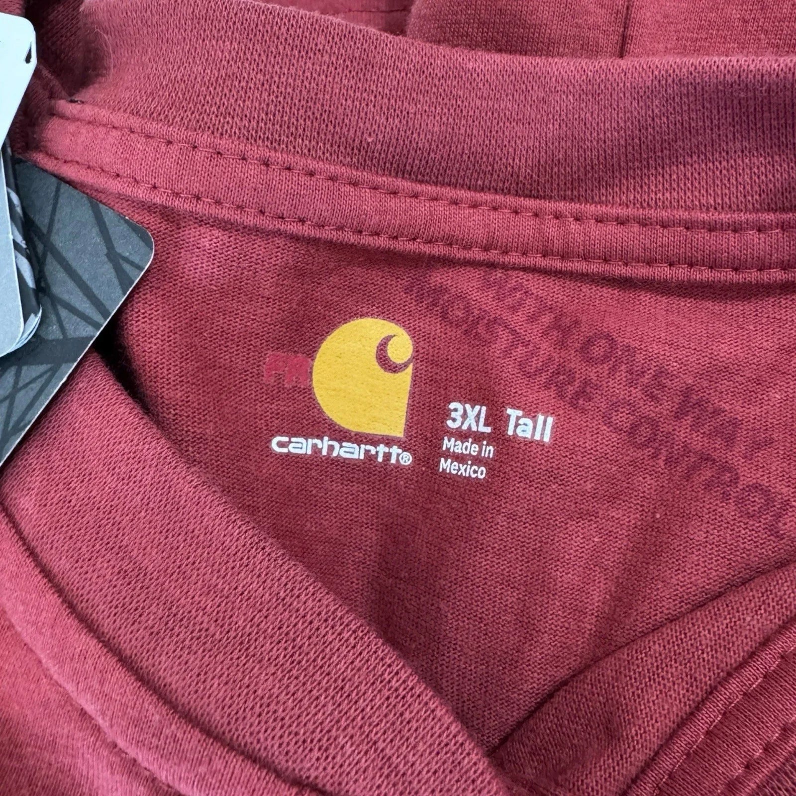 Carhartt Mens Big & Tall Flame-Resistant Force® Graphic T-Shirt Long Sleeve 3XL - Trendiez U ♥