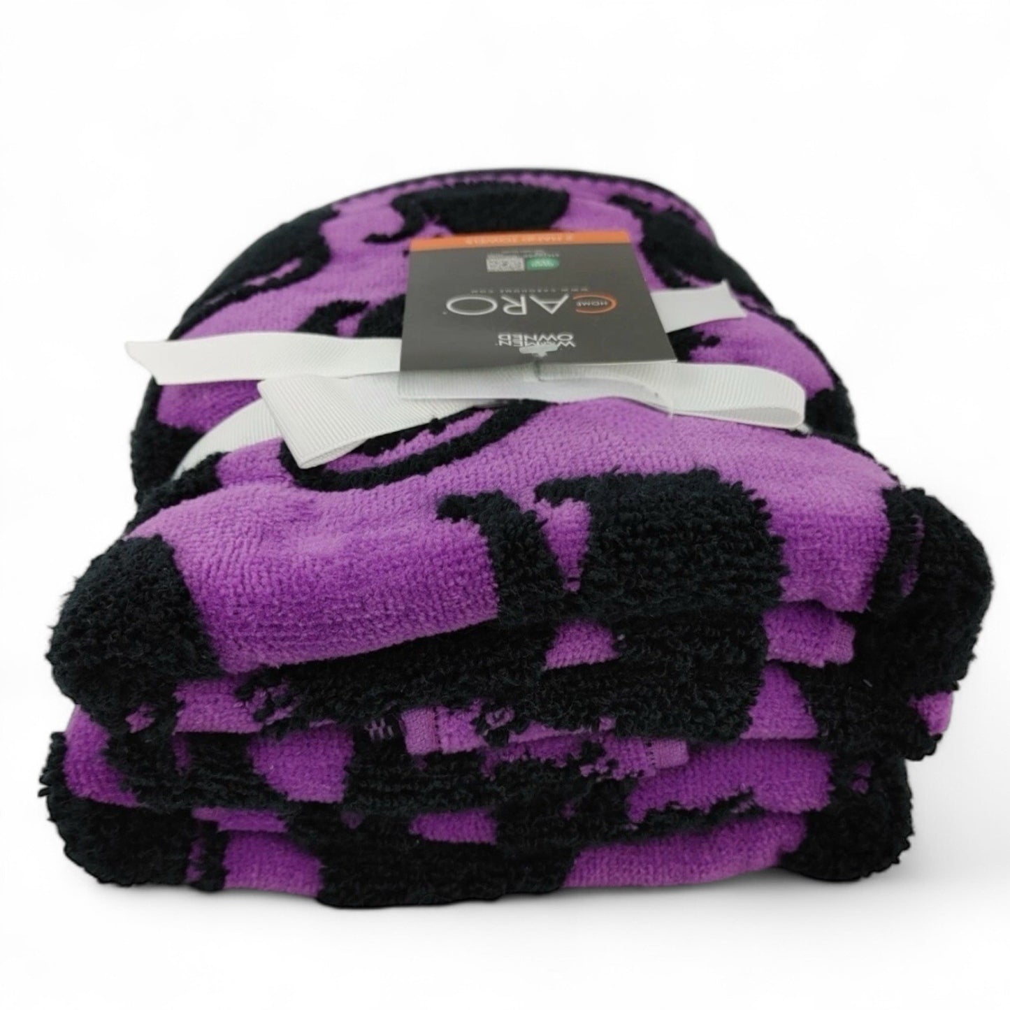 Caro Home Halloween Bathroom Hand Towels - Black Cats - 100% Cotton - Trendiez U ♥