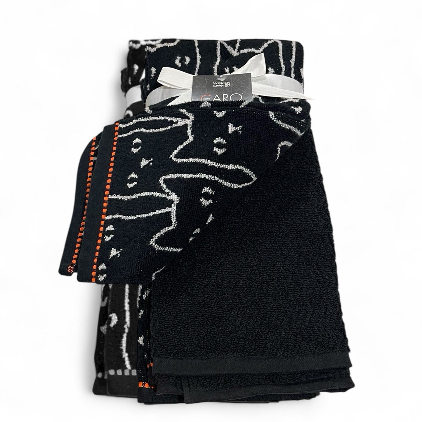 Caro Home Halloween Cat Kitchen Towel Set 2-Piece - Trendiez U ♥