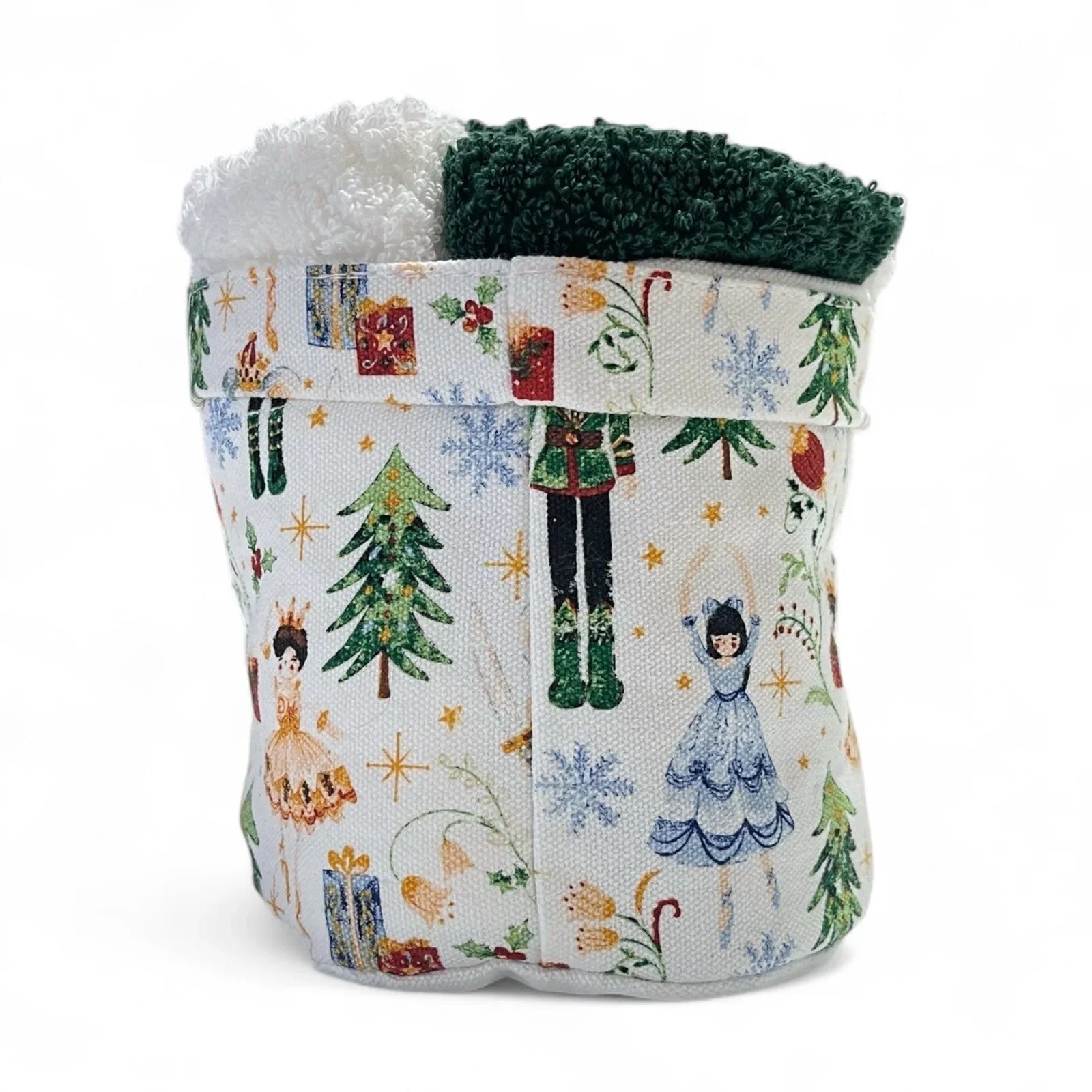 Caro Home The Nutcracker 8pc Bath Towel Set Cotton Velour Christmas - Trendiez U ♥