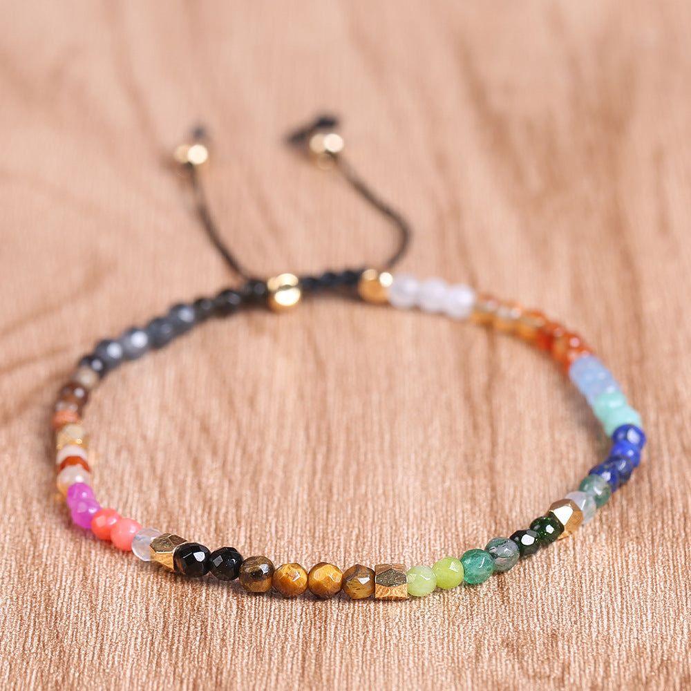 Chakras Bracelet or Anklet Constellation Agate - Trendiez U ♥