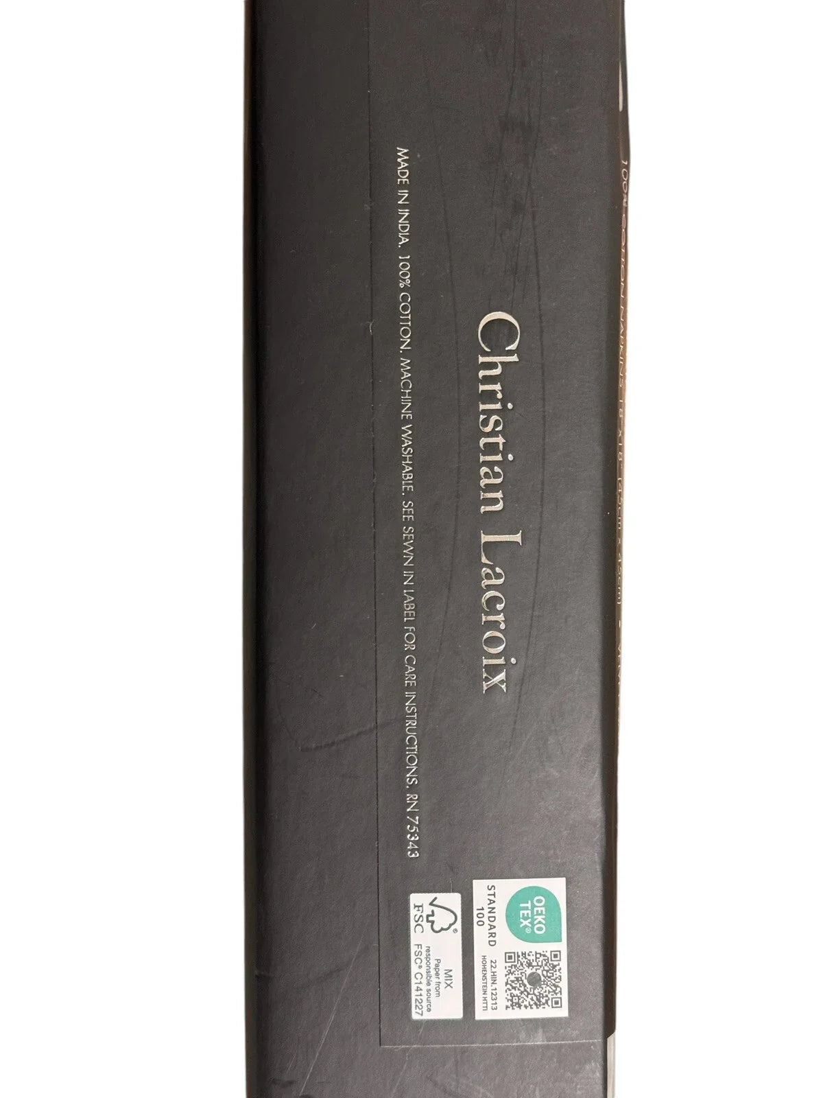 Christian Lacroix White Napkins w/ Velvet Bow Ring Set of 6 18x18” 100% Cotton - Trendiez U ♥