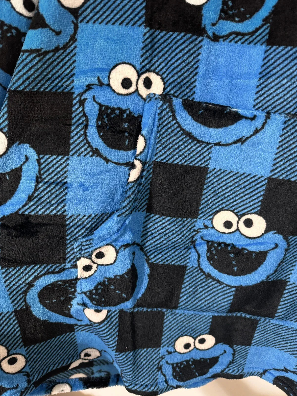 Cookie Monster Oversized Hooded One Piece Sleepwear Nwt - Trendiez U ♥