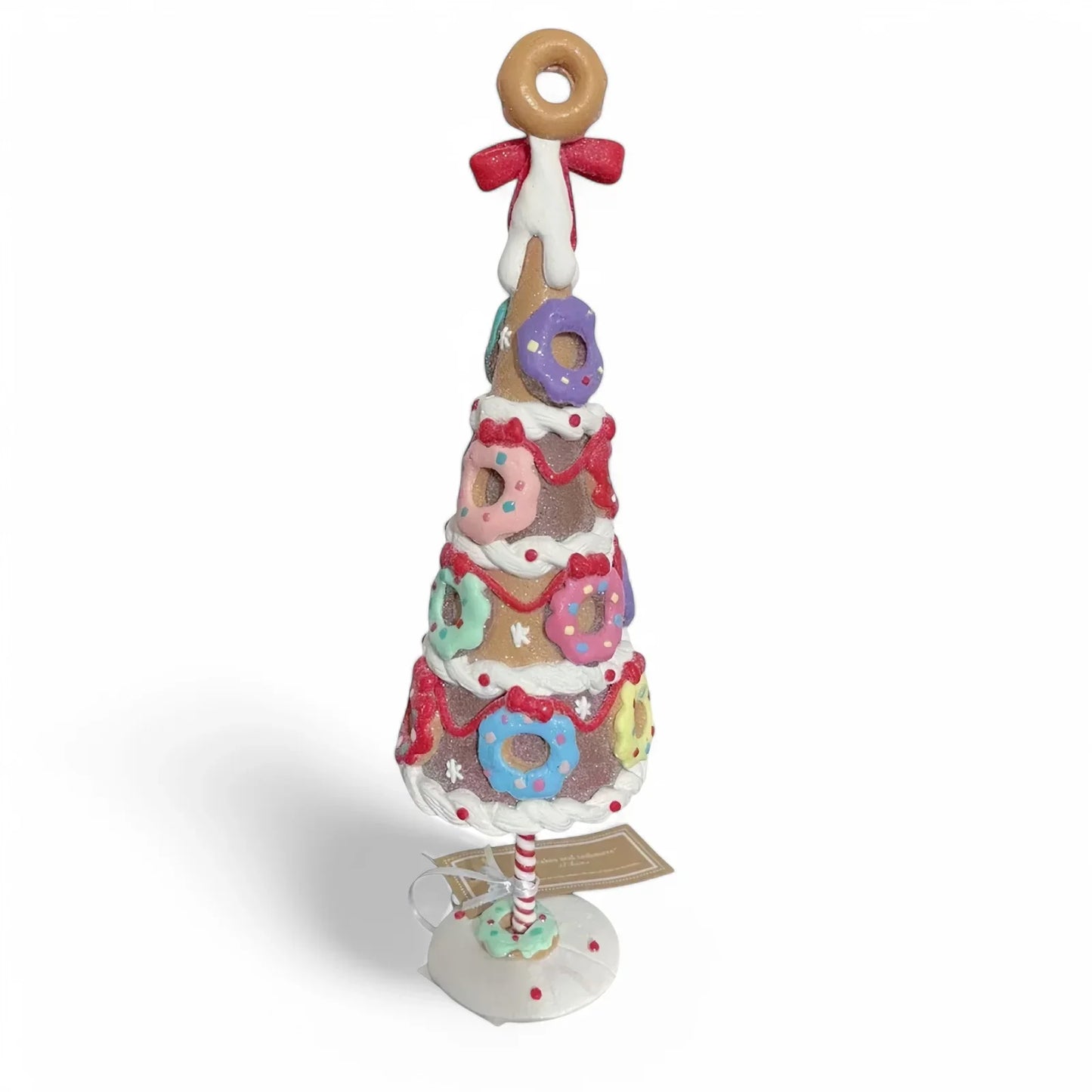 Cupcakes & Cashmere Christmas Gingerbread Donut Colorful Candy Tree Deco 14” - Trendiez U ♥