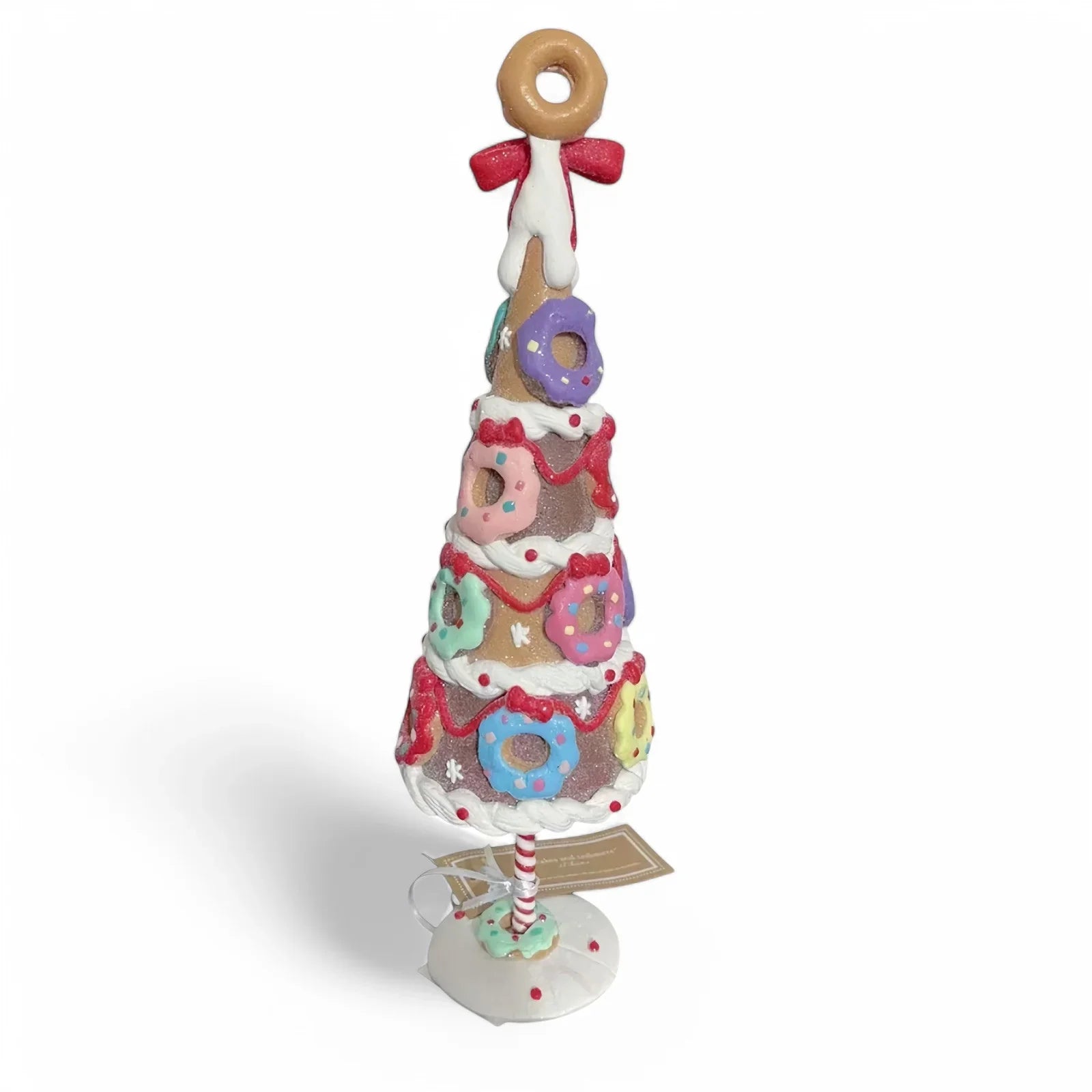 Cupcakes & Cashmere Christmas Gingerbread Donut Colorful Candy Tree Deco 14” - Trendiez U ♥