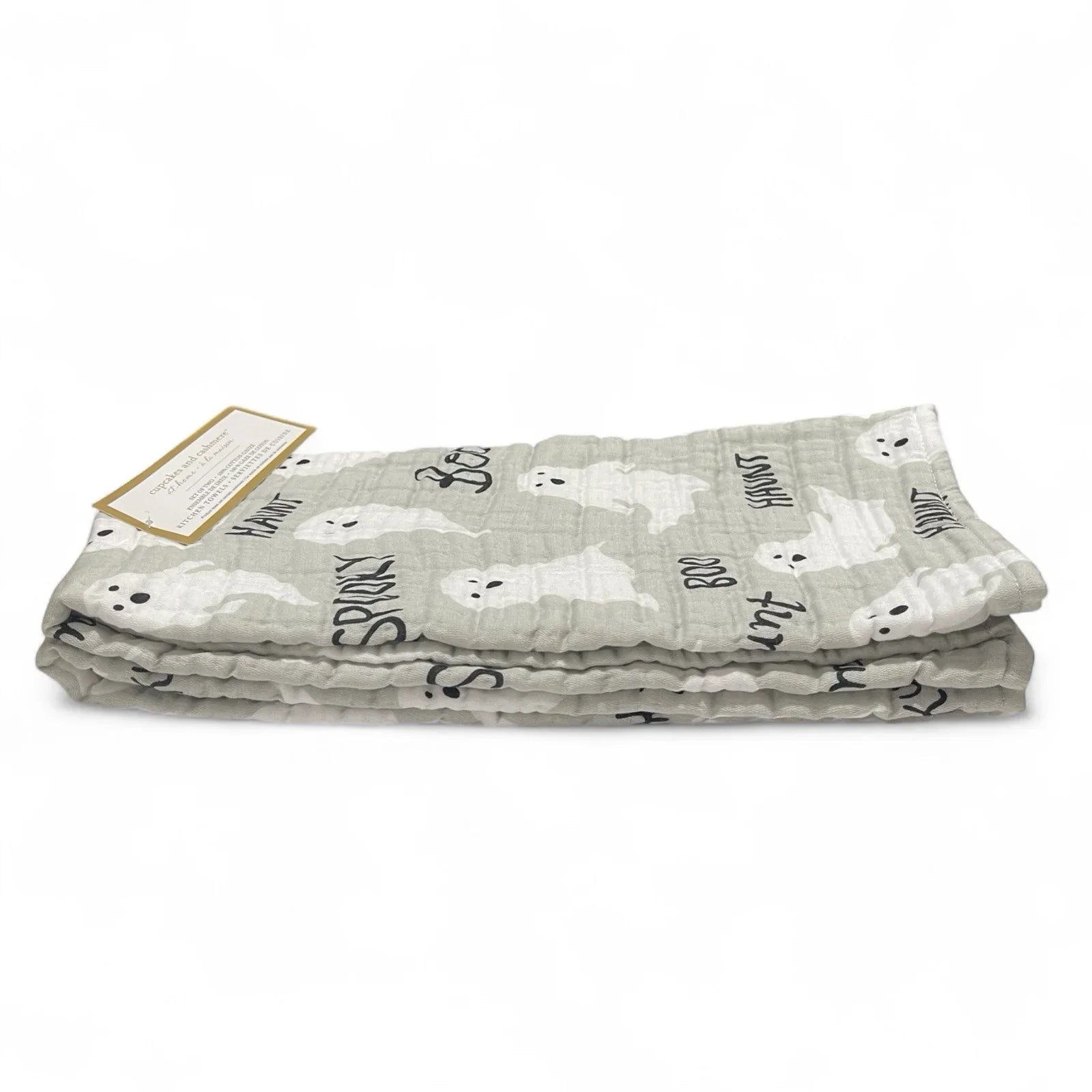 Cupcakes and Cashmere Ghosts Kitchen Towel Set 2-Piece Halloween Cottage - Trendiez U ♥