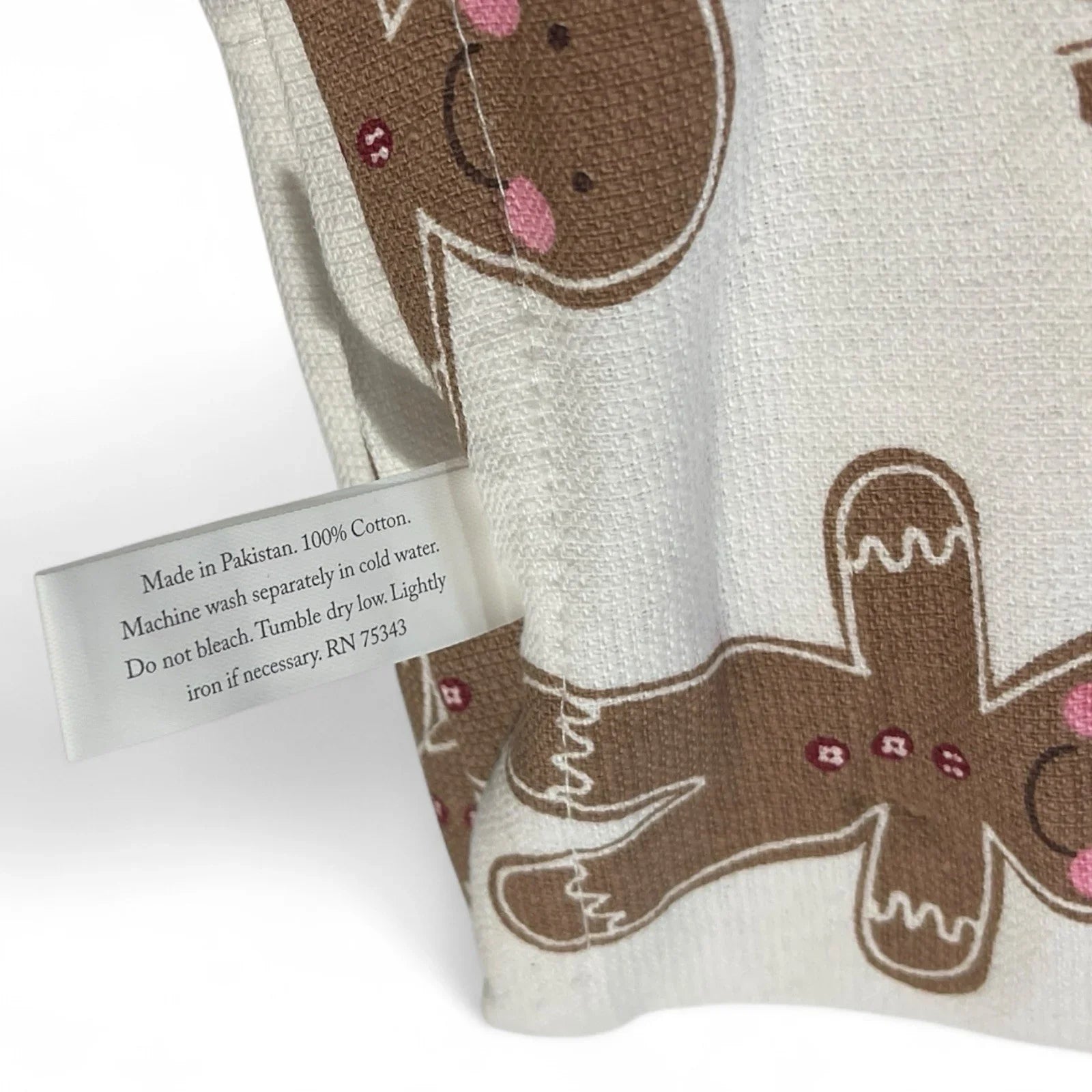 Cupcakes and Cashmere Gingerbread Christmas Man Kitchen Towel Set of 3 - Trendiez U ♥