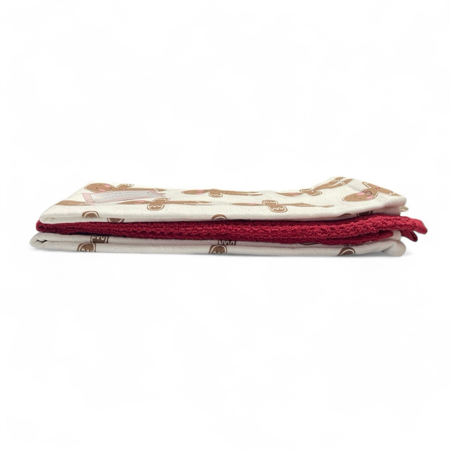 Cupcakes and Cashmere Gingerbread Christmas Man Kitchen Towel Set of 3 - Trendiez U ♥