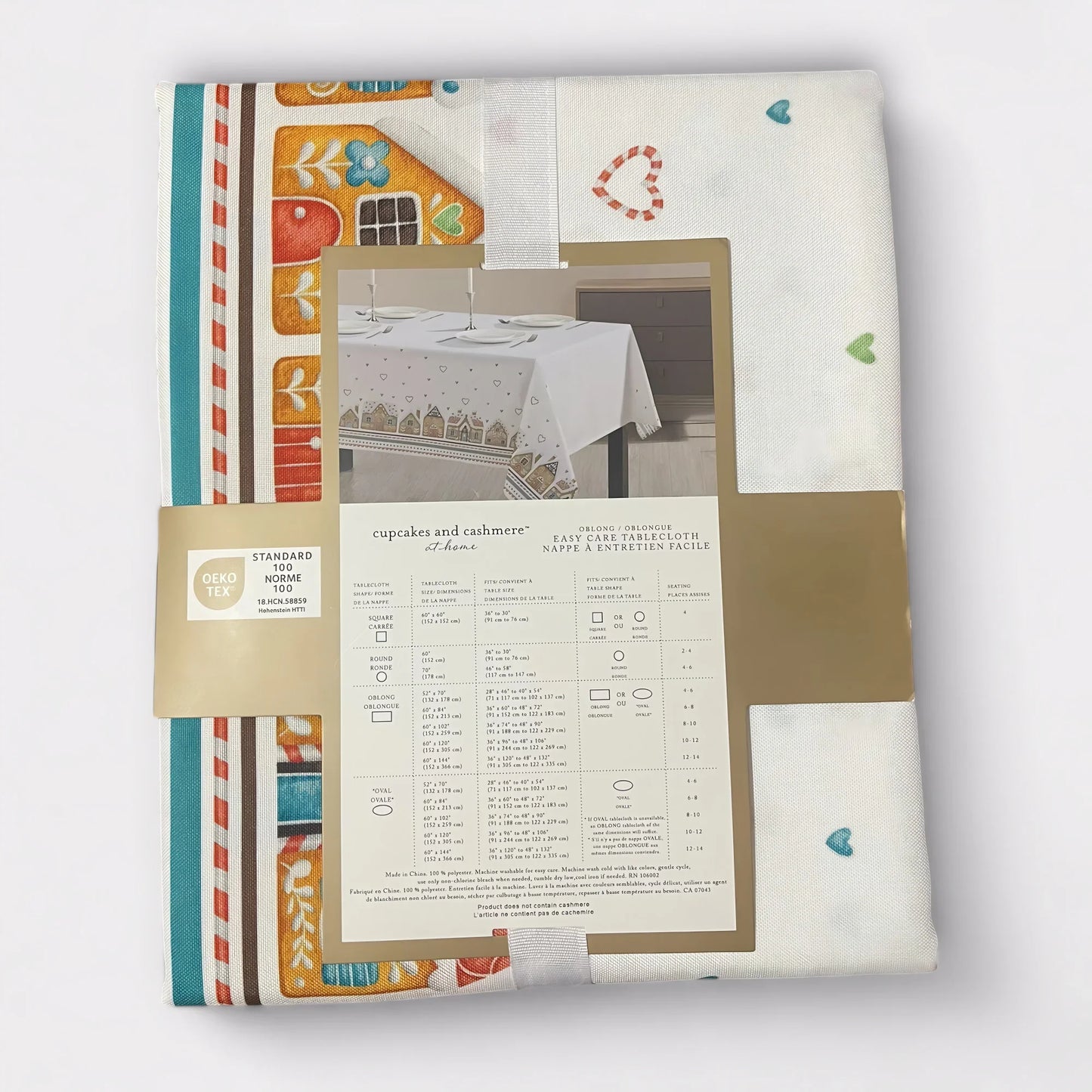 Cupcakes and Cashmere Gingerbread House Tablecloth - Trendiez U ♥