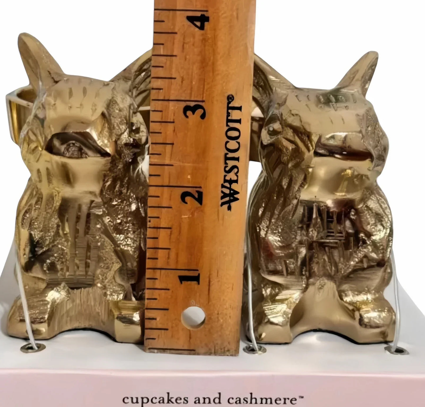 Cupcakes and Cashmere Gold Rabbit Bunny Candle Holder Spring Easter Viral Decor - Trendiez U ♥