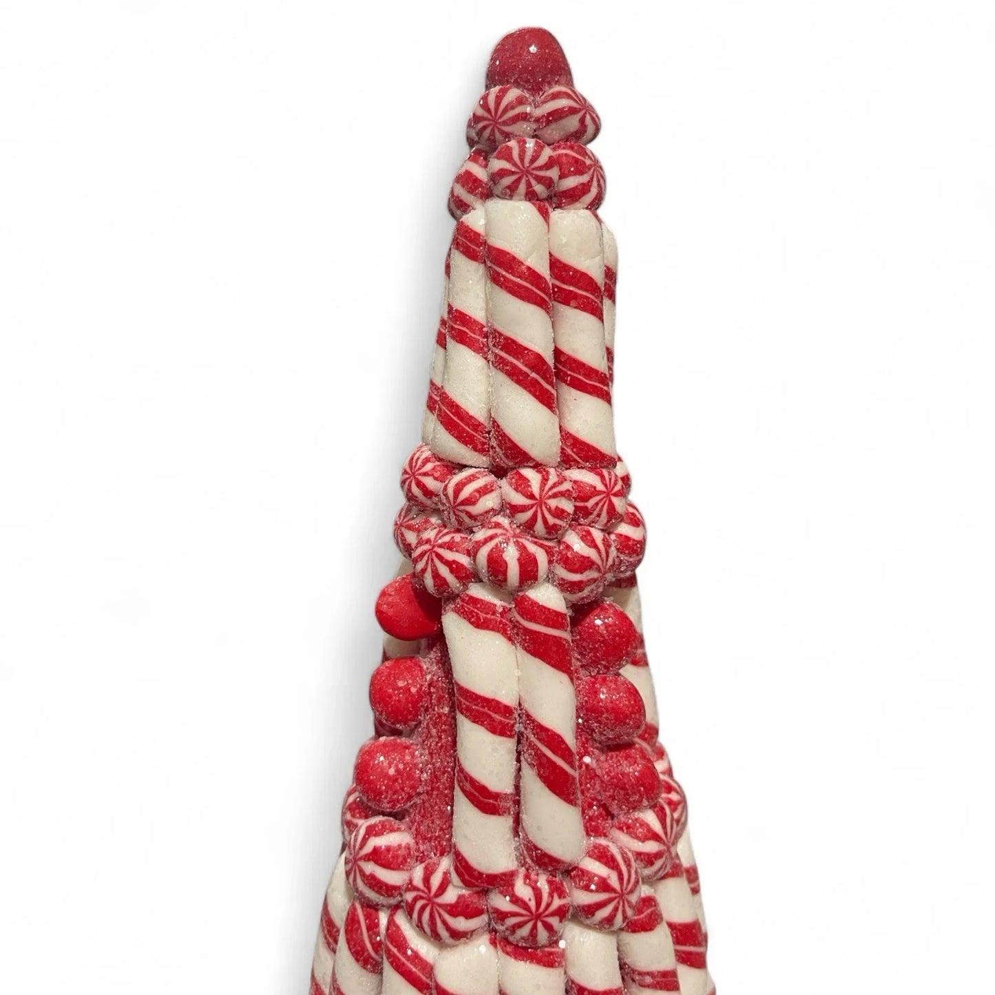 Cupcakes and Cashmere Peppermint Candy Cane Christmas Tree 12 in - Trendiez U ♥
