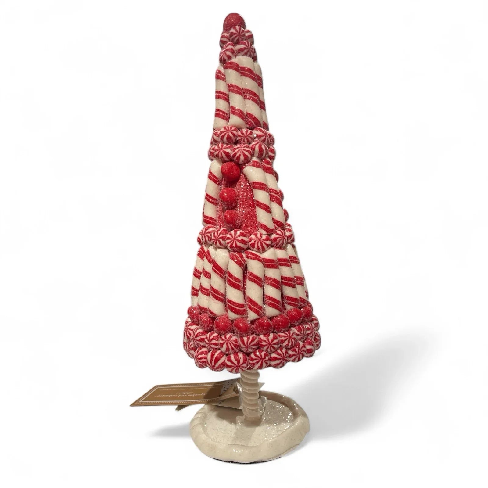 Cupcakes and Cashmere Peppermint Candy Cane Christmas Tree 12 in - Trendiez U ♥