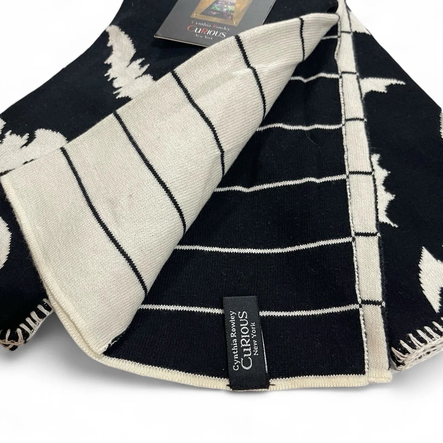 Cynthia Rowley Halloween Bats Knit Kitchen Towel Set, 3-Piece Farmhouse Style - Trendiez U ♥