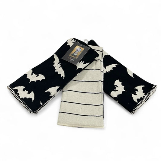 Cynthia Rowley Halloween Bats Knit Kitchen Towel Set, 3-Piece Farmhouse Style - Trendiez U ♥