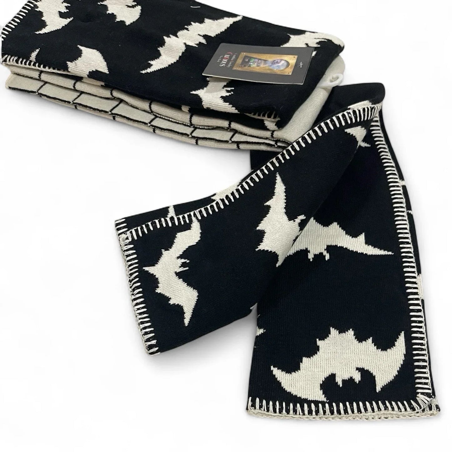 Cynthia Rowley Halloween Bats Knit Kitchen Towel Set, 3-Piece Farmhouse Style - Trendiez U ♥