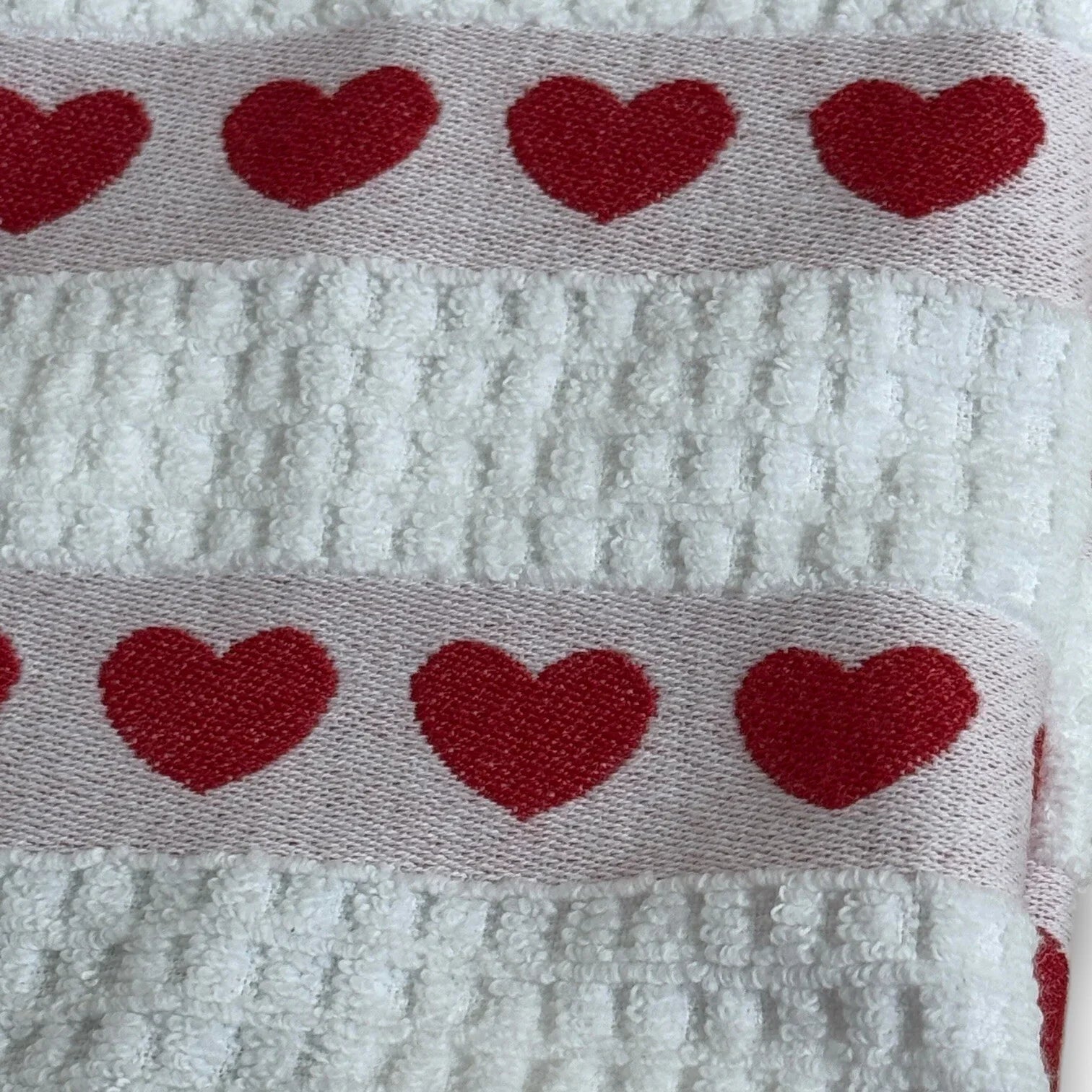 Cynthia Rowley Kitchen Towels Red Hearts 100% Cotton Quick Dry - Trendiez U ♥
