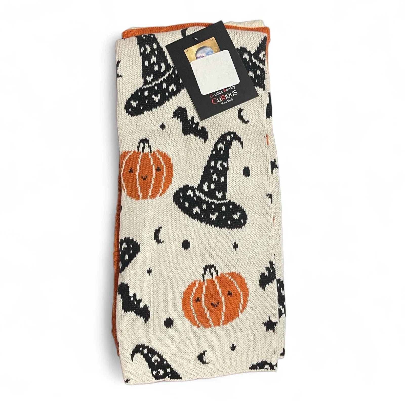 Cynthia Rowley Knit Kitchen Towel Set 3-Piece Halloween Pumpkin - Trendiez U ♥