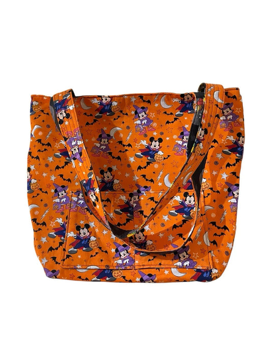 🎃DISNEY Halloween HANDMADE ECO-FRIENDLY REVERSIBLE TOTE 🌱100% Cotton🌱 - Trendiez U ♥