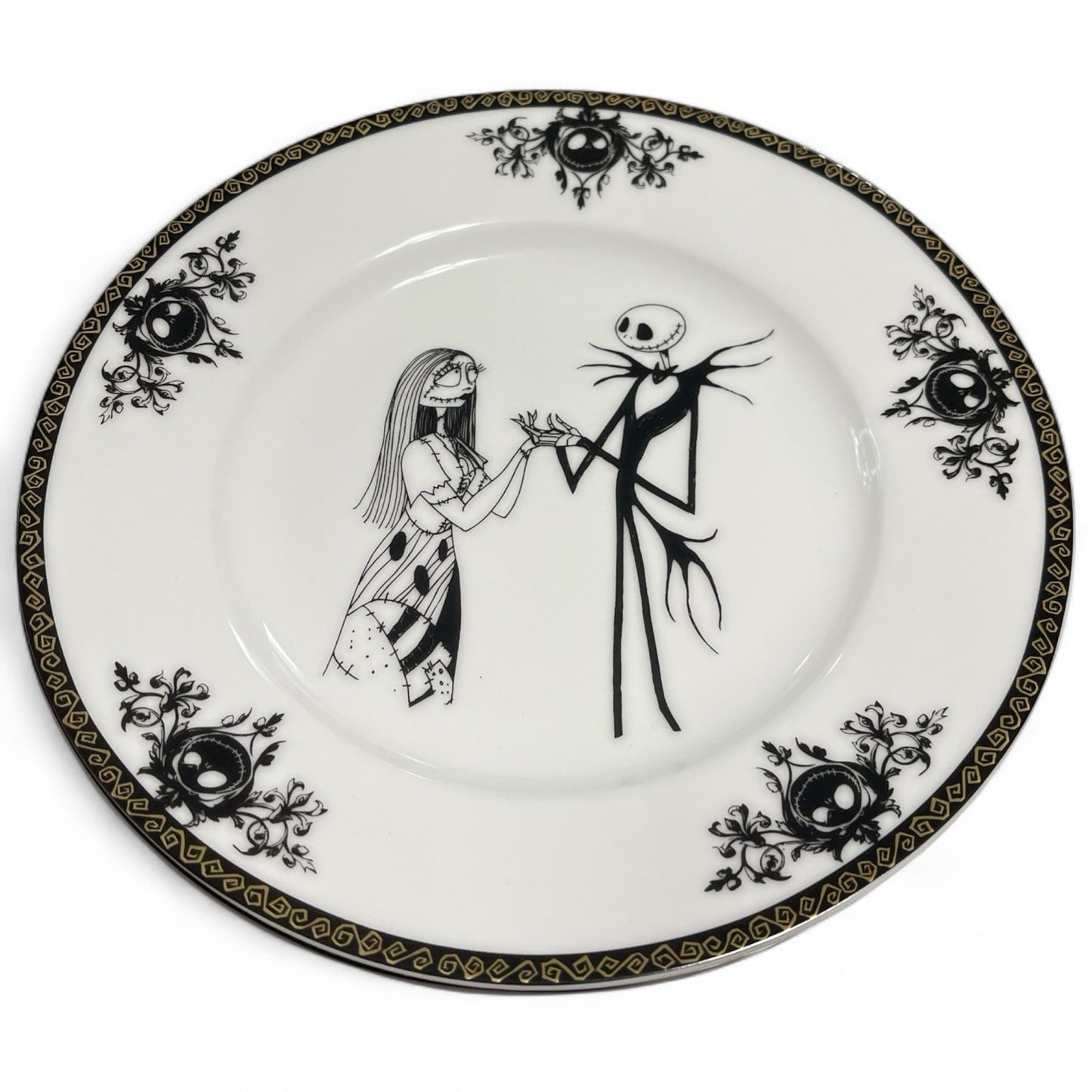 Disney Nightmare Before Christmas Sally Jack Skellington Dinner Plate 10.5” 8” - Trendiez U ♥