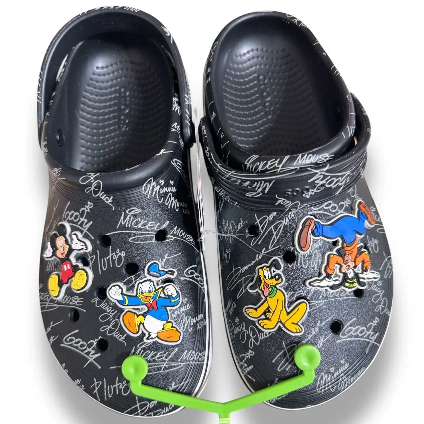 Disney Parks Character Autographs Mickey Donald Adult CROCS M 5 W 7 - Trendiez U ♥