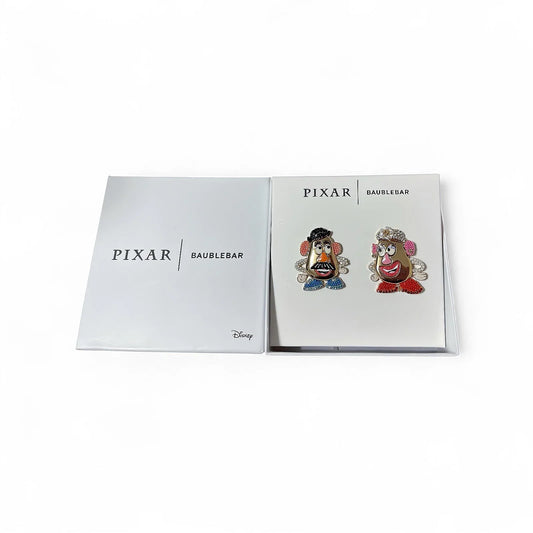 Disney Pixar Baublebar Toy Story Mr. & Mrs. Potato Head Earrings Gold Tone Studs - Trendiez U ♥
