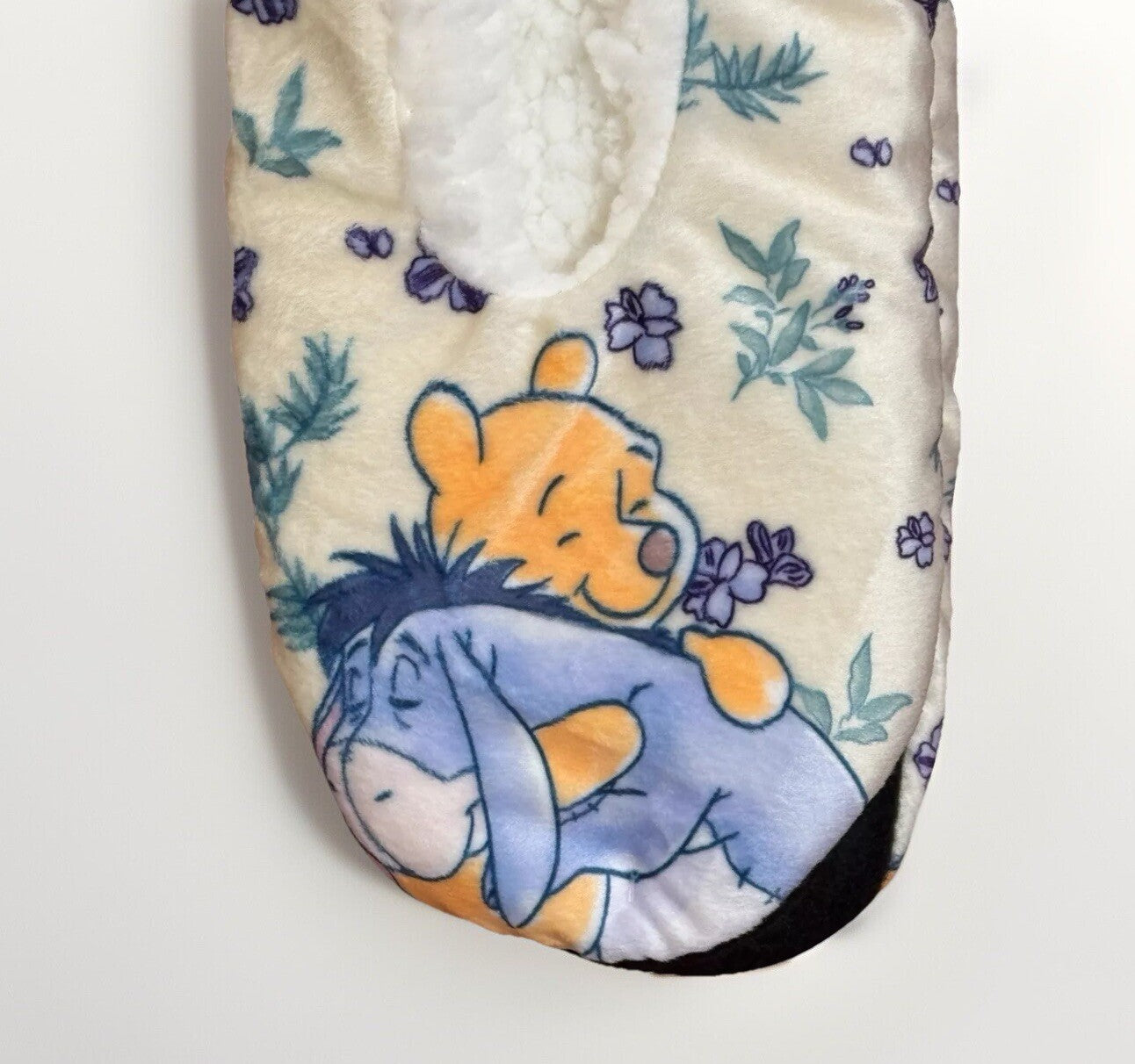 Disney Winnie the Pooh Slipper Booties – Eeyore & Pooh Bear, Non-Slip - Trendiez U ♥