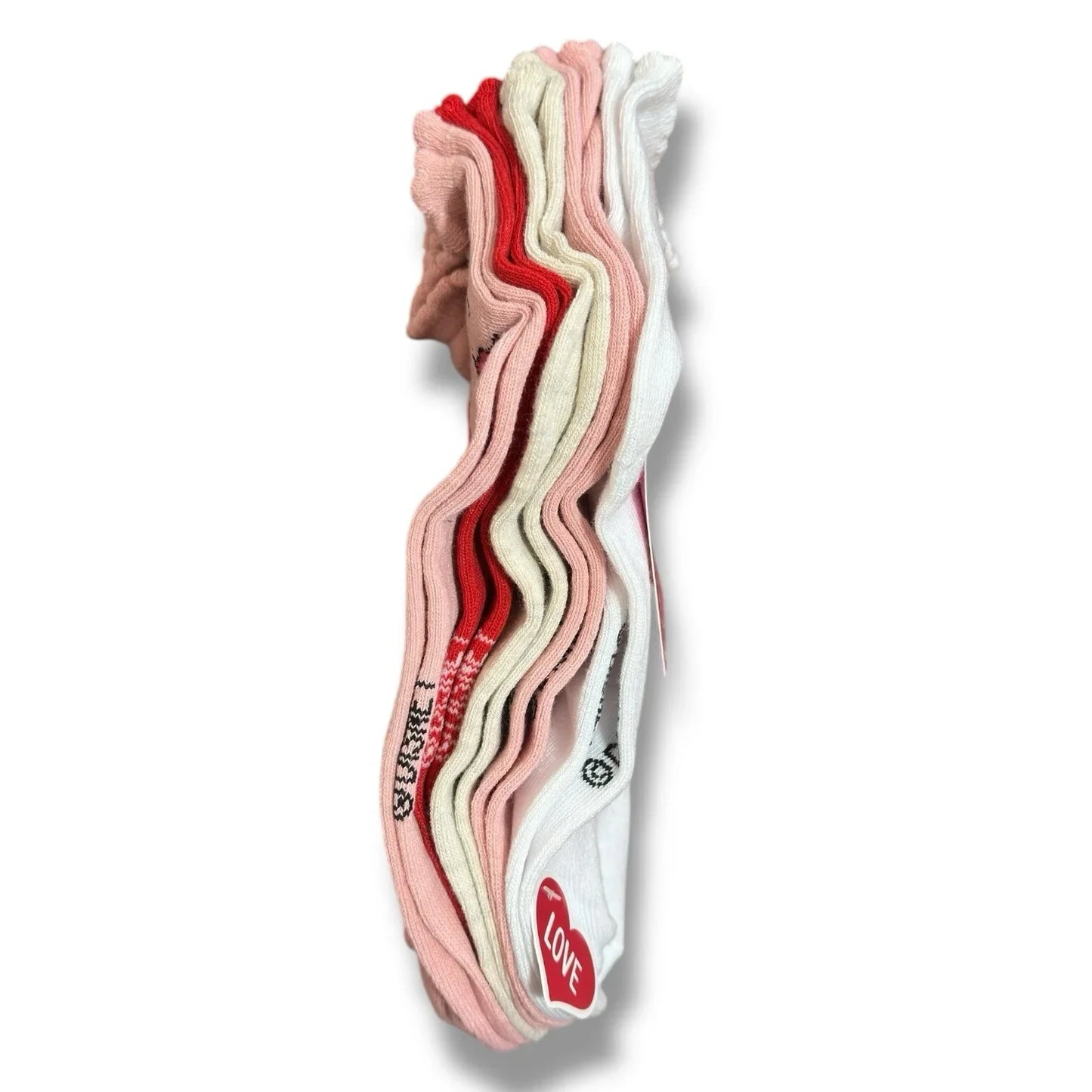 Disney Winnie the Pooh Women’s Ankle Socks – 5-Pack Hearts, Size 4-10 - Trendiez U ♥