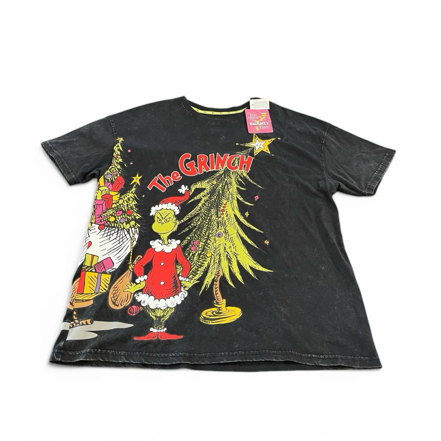 Dr. Seuss The Grinch Graphic T-Shirt – Unisex Large, Vintage-Inspired - Trendiez U ♥