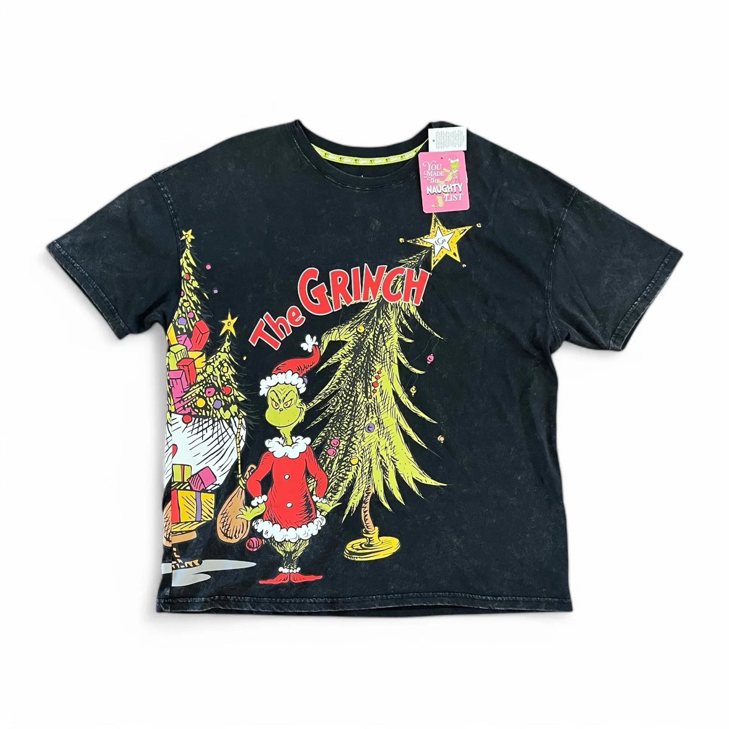 Dr. Seuss The Grinch Graphic T-Shirt – Unisex Large, Vintage-Inspired - Trendiez U ♥