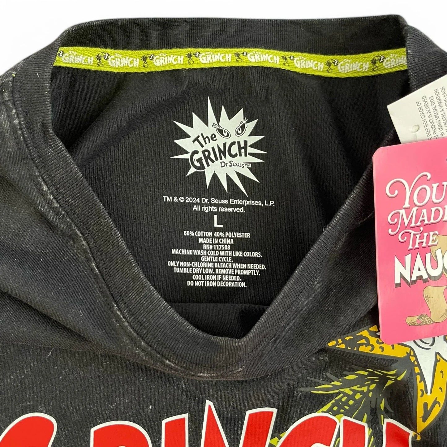 Dr. Seuss The Grinch Graphic T-Shirt – Unisex Large, Vintage-Inspired - Trendiez U ♥