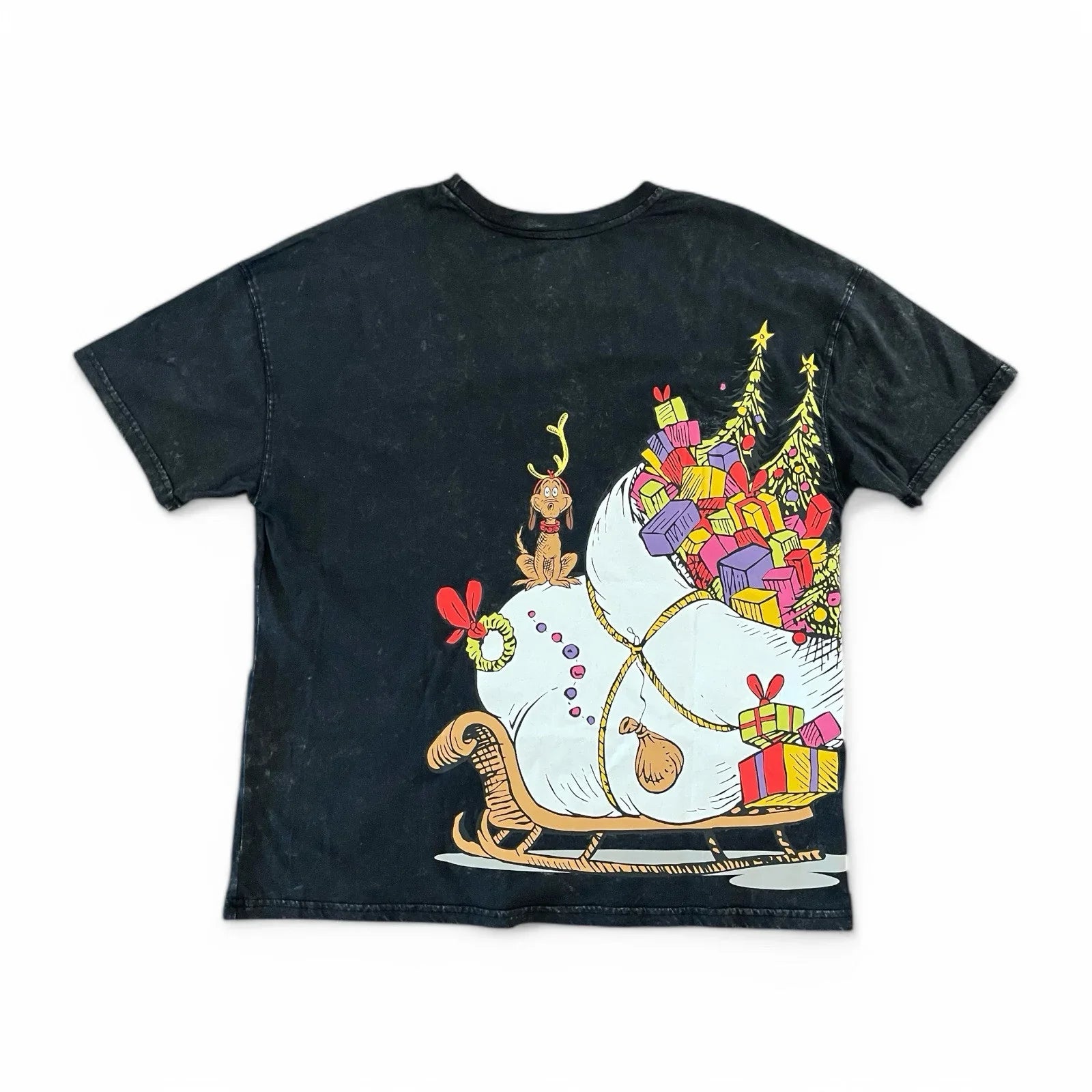 Dr. Seuss The Grinch Graphic T-Shirt – Unisex Large, Vintage-Inspired - Trendiez U ♥