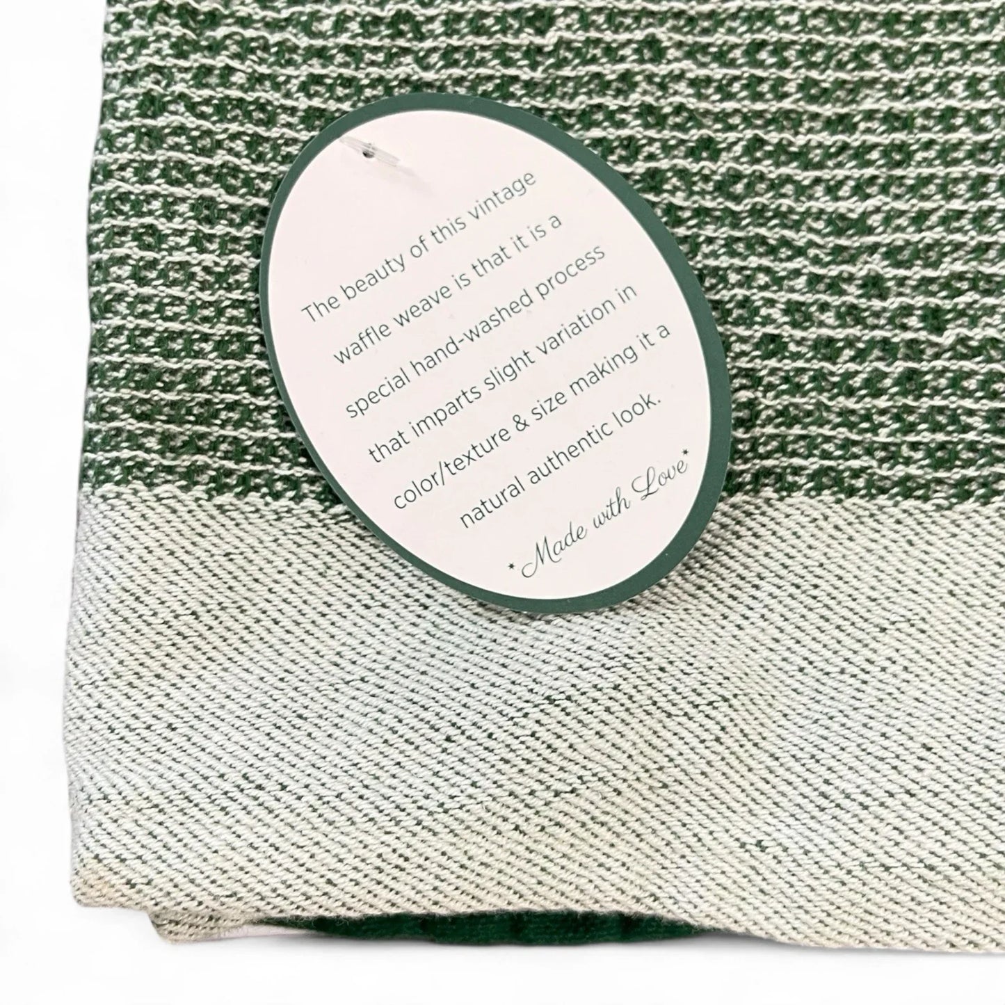 Farmhouse Waffle Weave Christmas Kitchen Towel Set (4, Red/Green) - Trendiez U ♥