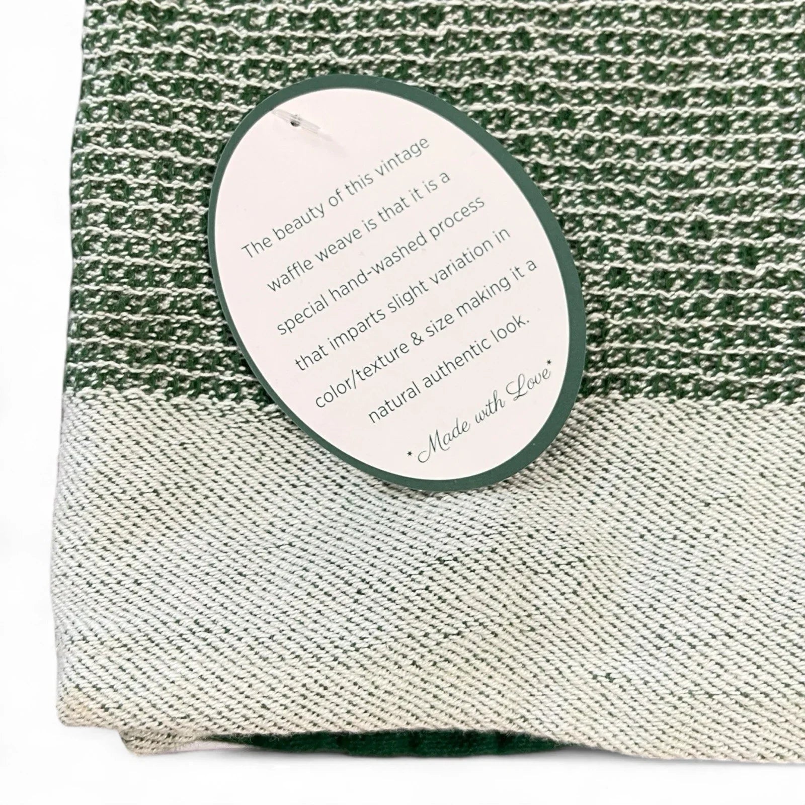 Farmhouse Waffle Weave Christmas Kitchen Towel Set (4, Red/Green) - Trendiez U ♥
