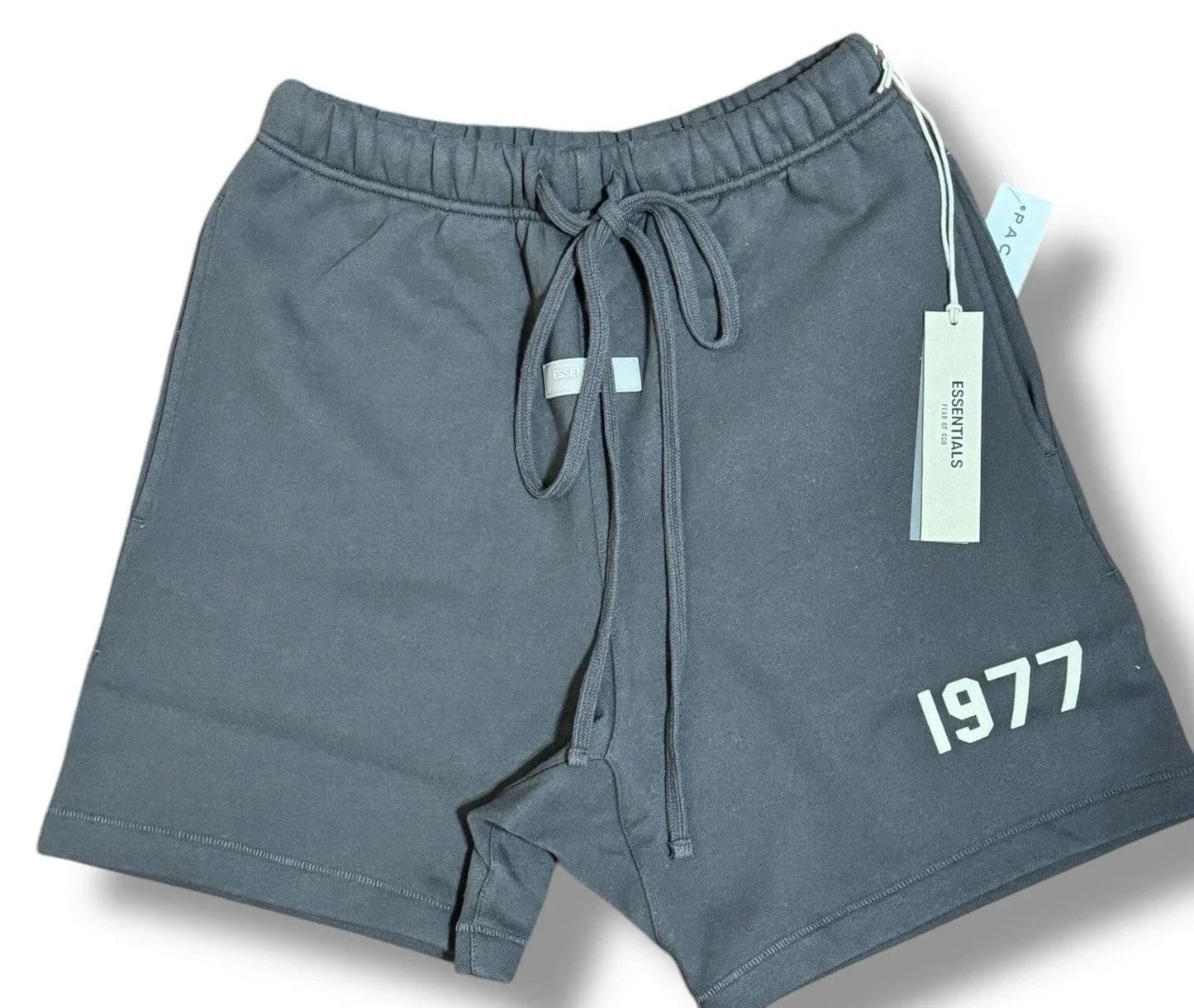 Fear Of God Essentials 1977 Iron Black Fleece Shorts Size XS - Trendiez U ♥