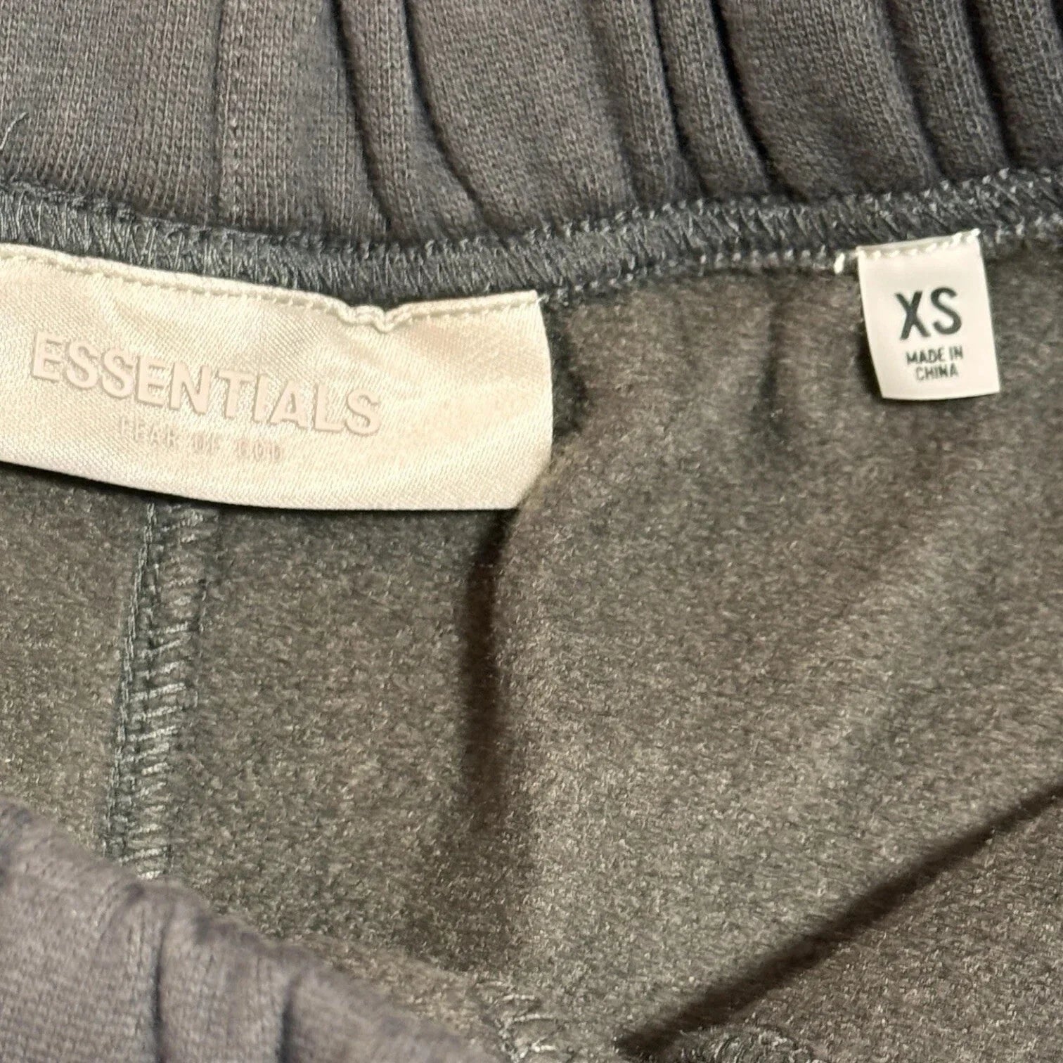 Fear Of God Essentials 1977 Iron Black Fleece Shorts Size XS - Trendiez U ♥