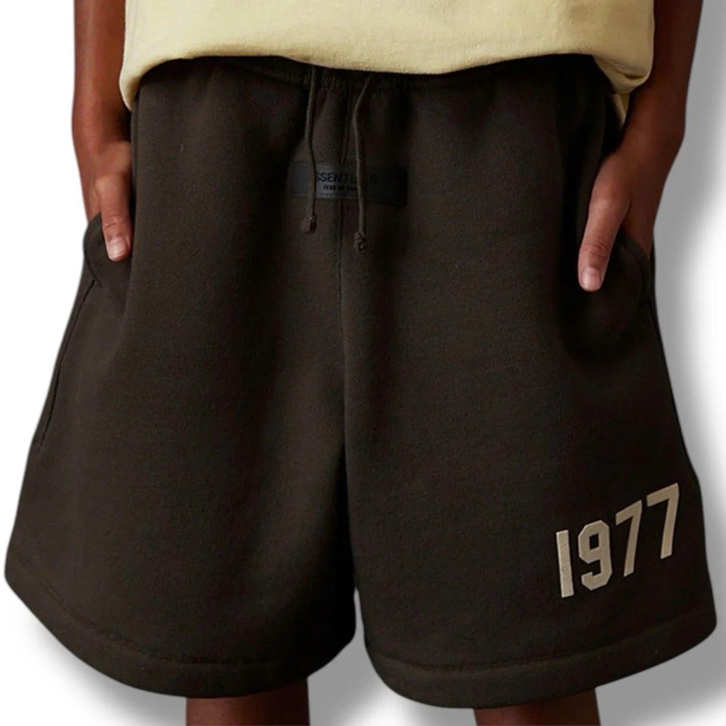 Fear Of God Essentials 1977 Iron Black Fleece Shorts Size XS - Trendiez U ♥