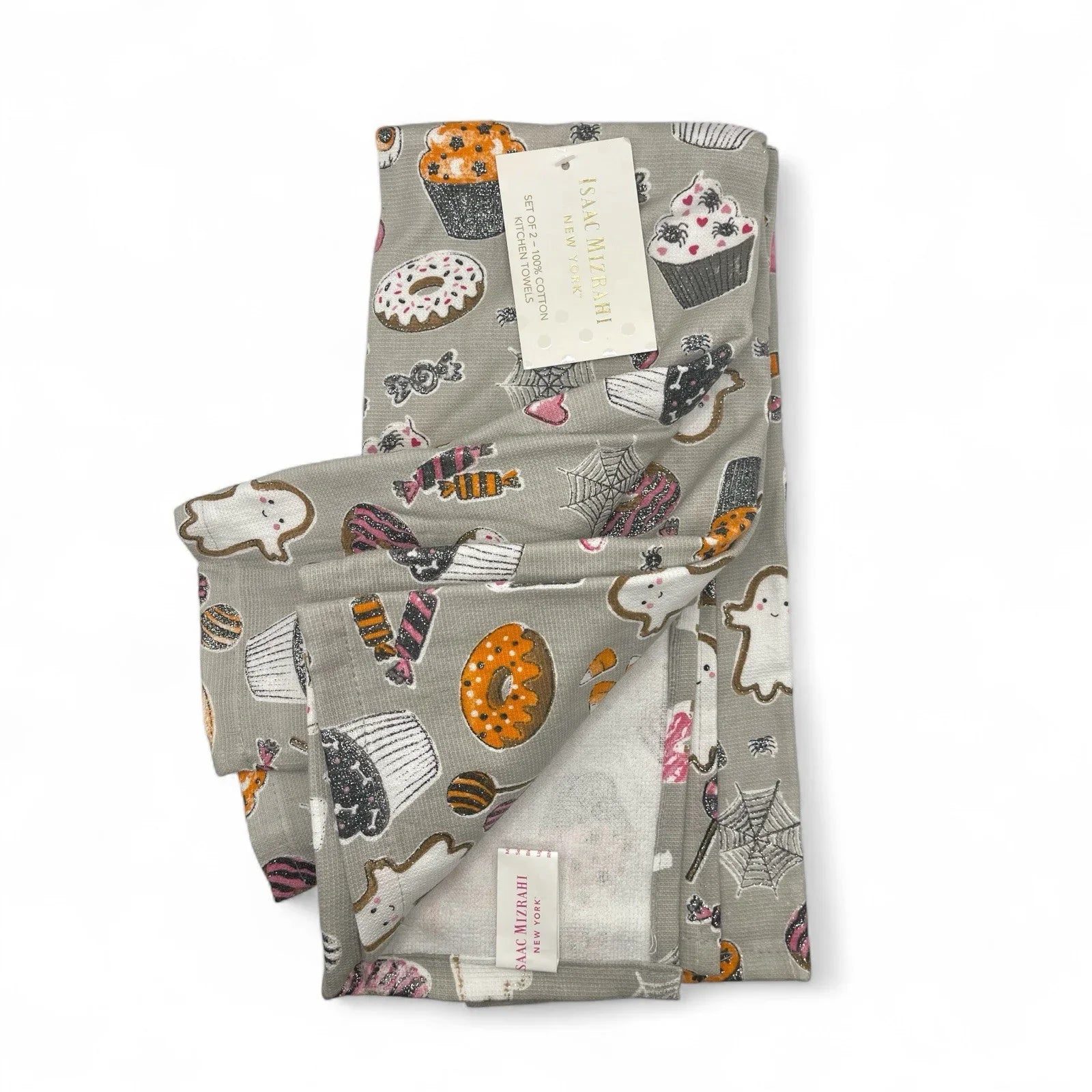 Isaac Mizrahi Halloween Glittery Kitchen Towel Set 2-Piece - Trendiez U ♥