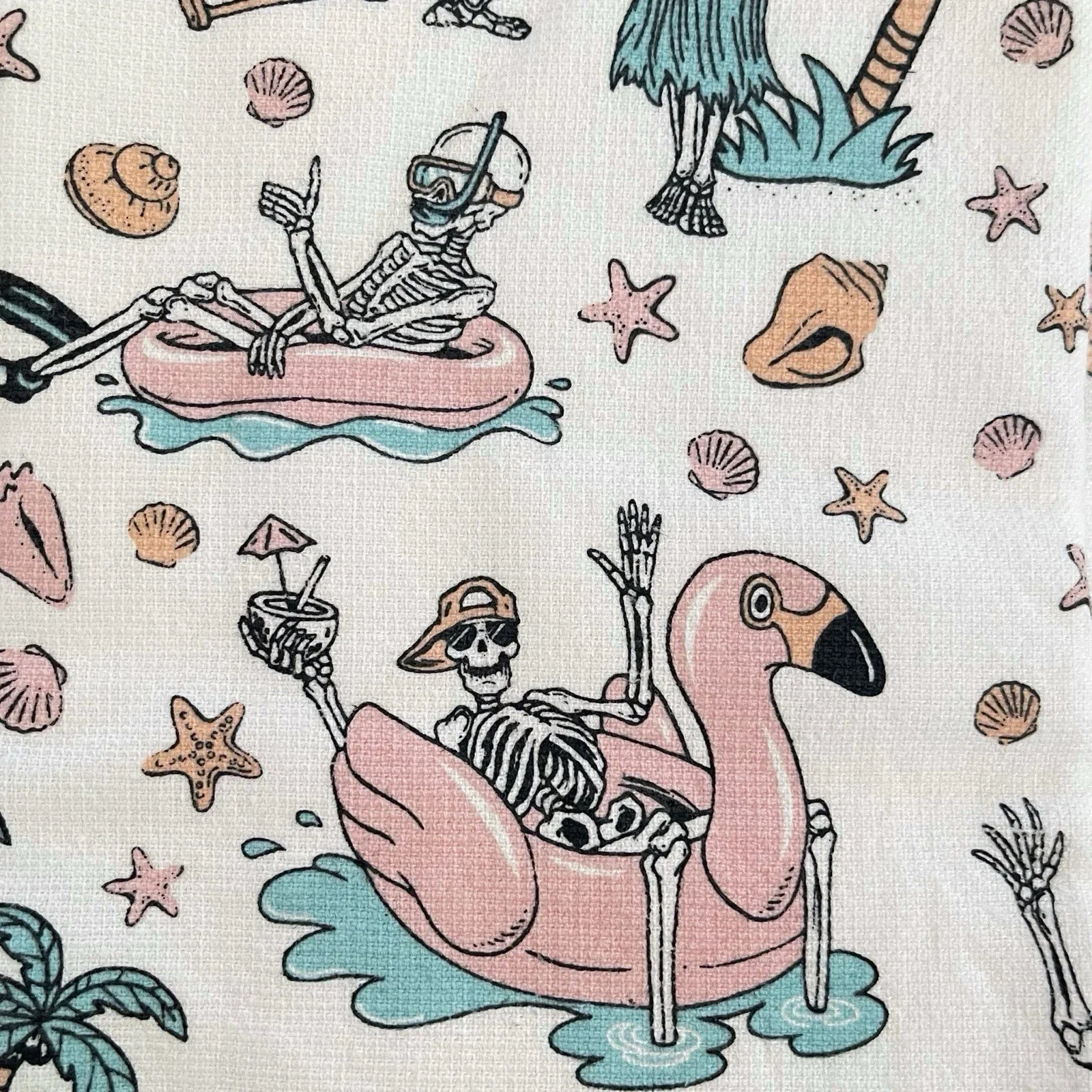 Isaac Mizrahi Summer Skeletons Kitchen Towel Set 3-Piece - Trendiez U ♥