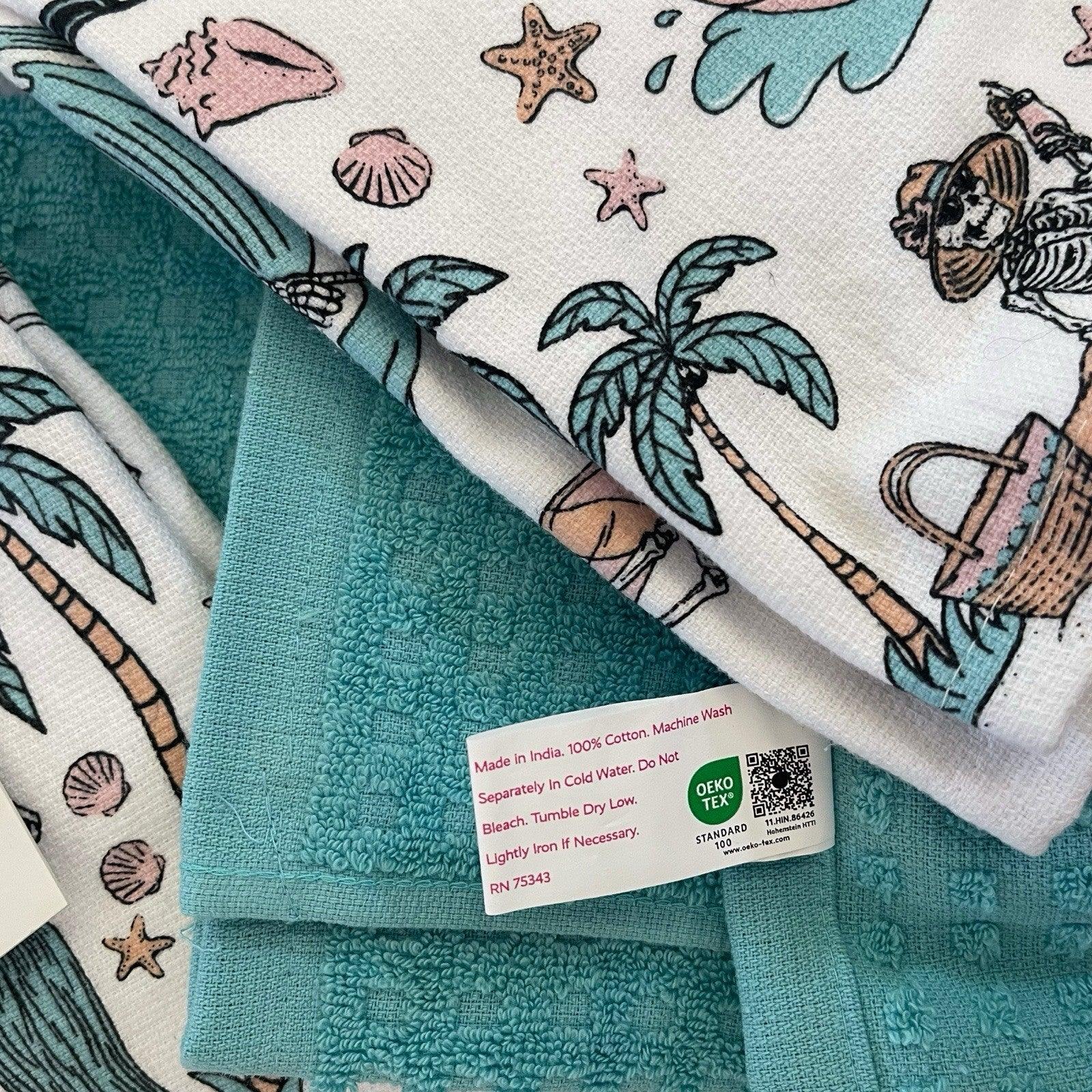 Isaac Mizrahi Summer Skeletons Kitchen Towel Set 3-Piece - Trendiez U ♥