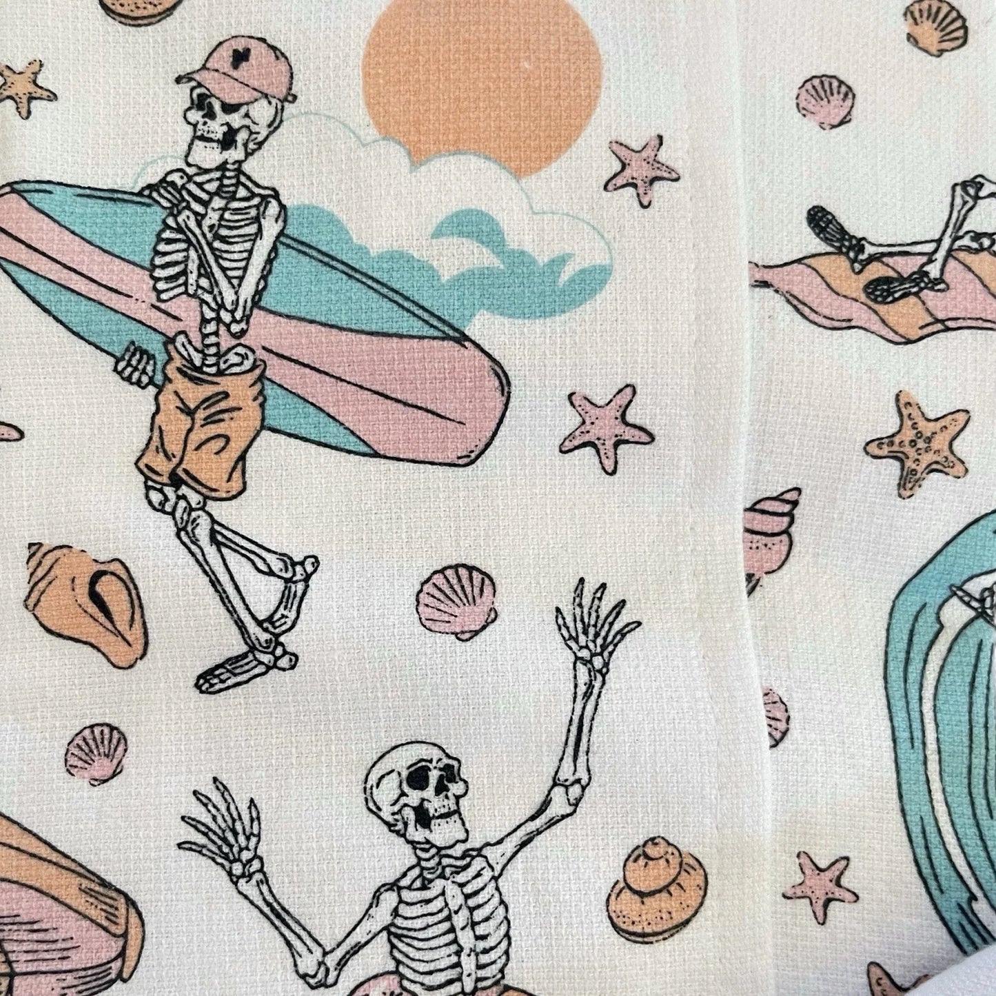 Isaac Mizrahi Summer Skeletons Kitchen Towel Set 3-Piece - Trendiez U ♥