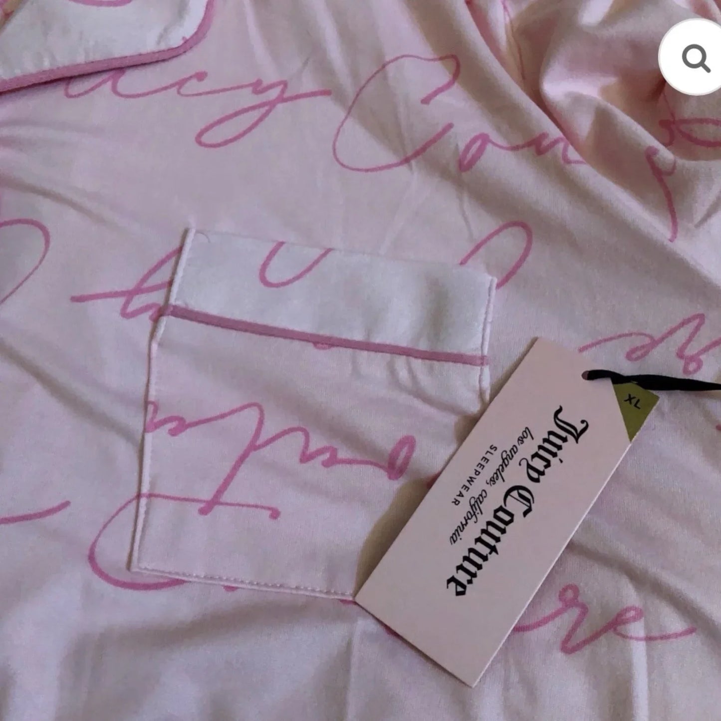 Juicy Couture Women’s Sleepwear Set – Large Pink Logo Print - Trendiez U ♥