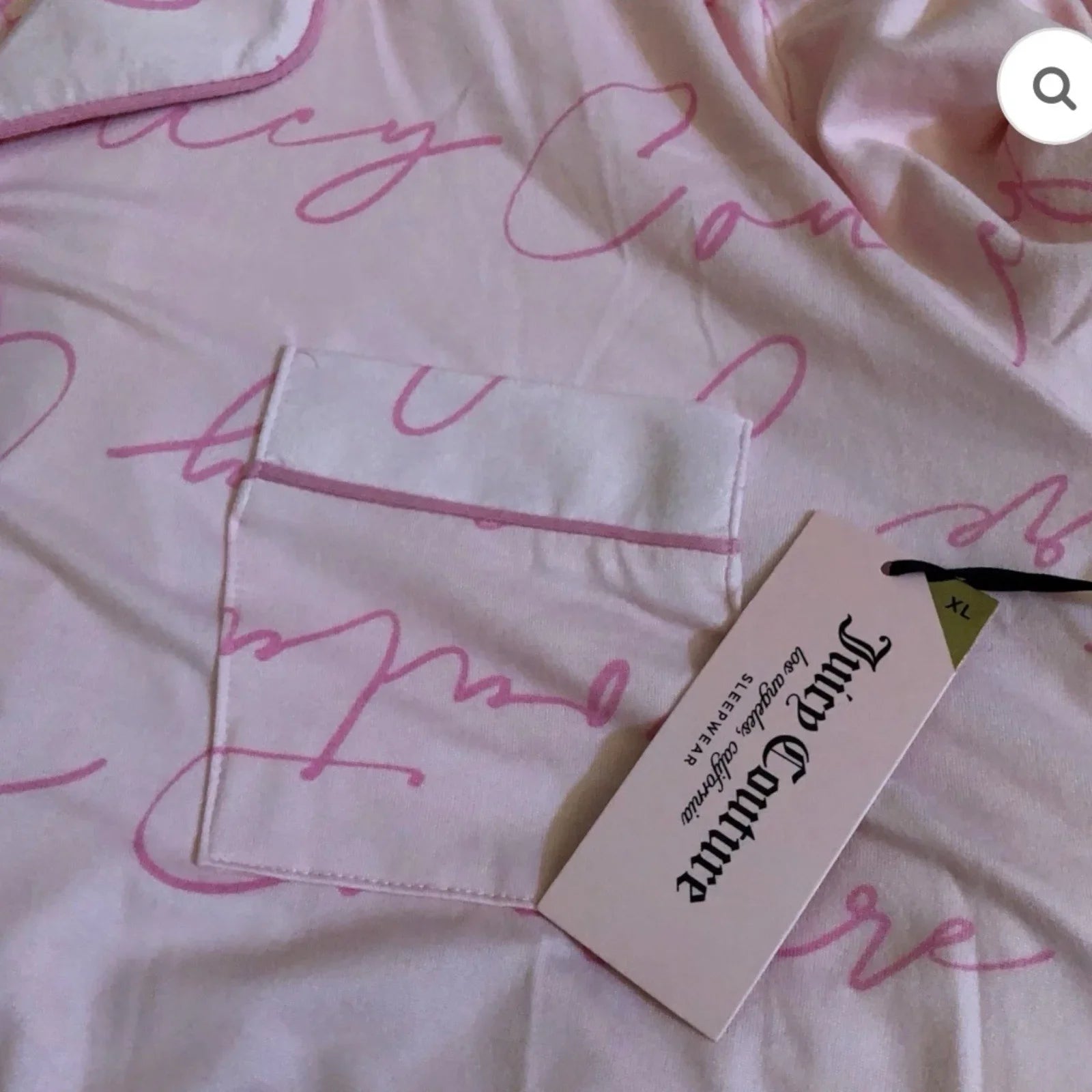 Juicy Couture Women’s Sleepwear Set – Large Pink Logo Print - Trendiez U ♥